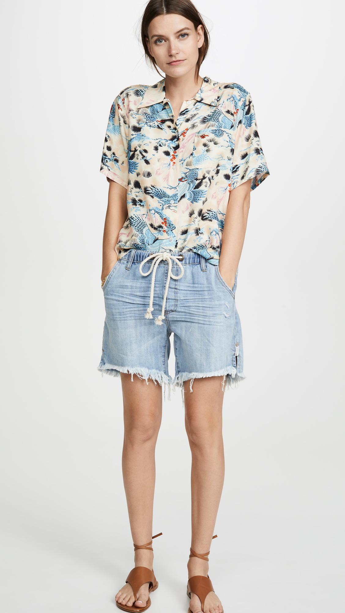 Hustler Shabbies Boyfriend Shorts 
