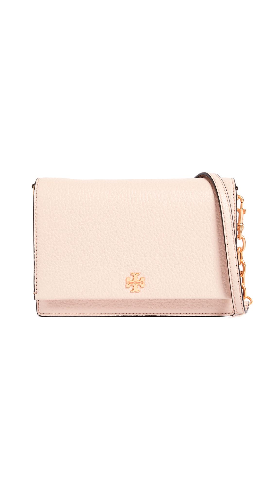 Tory Burch Georgia Pebbled Leather Cross Body Bag Lyst