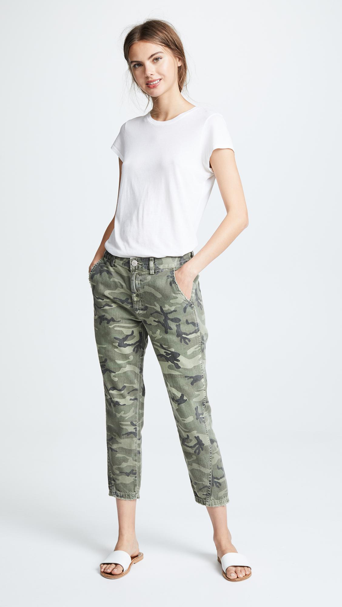 amo slouch trouser camo