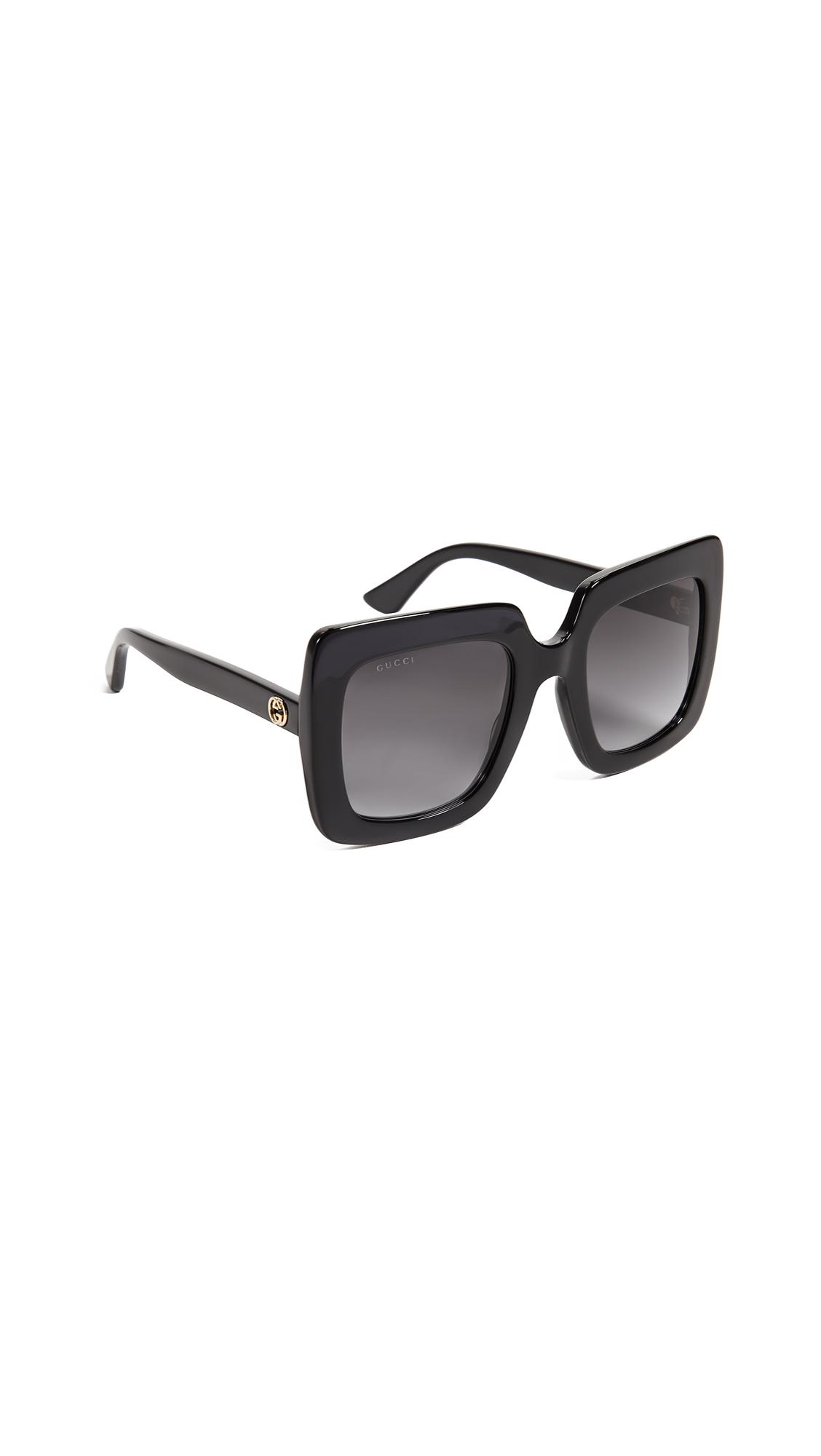 gucci gg square sunglasses