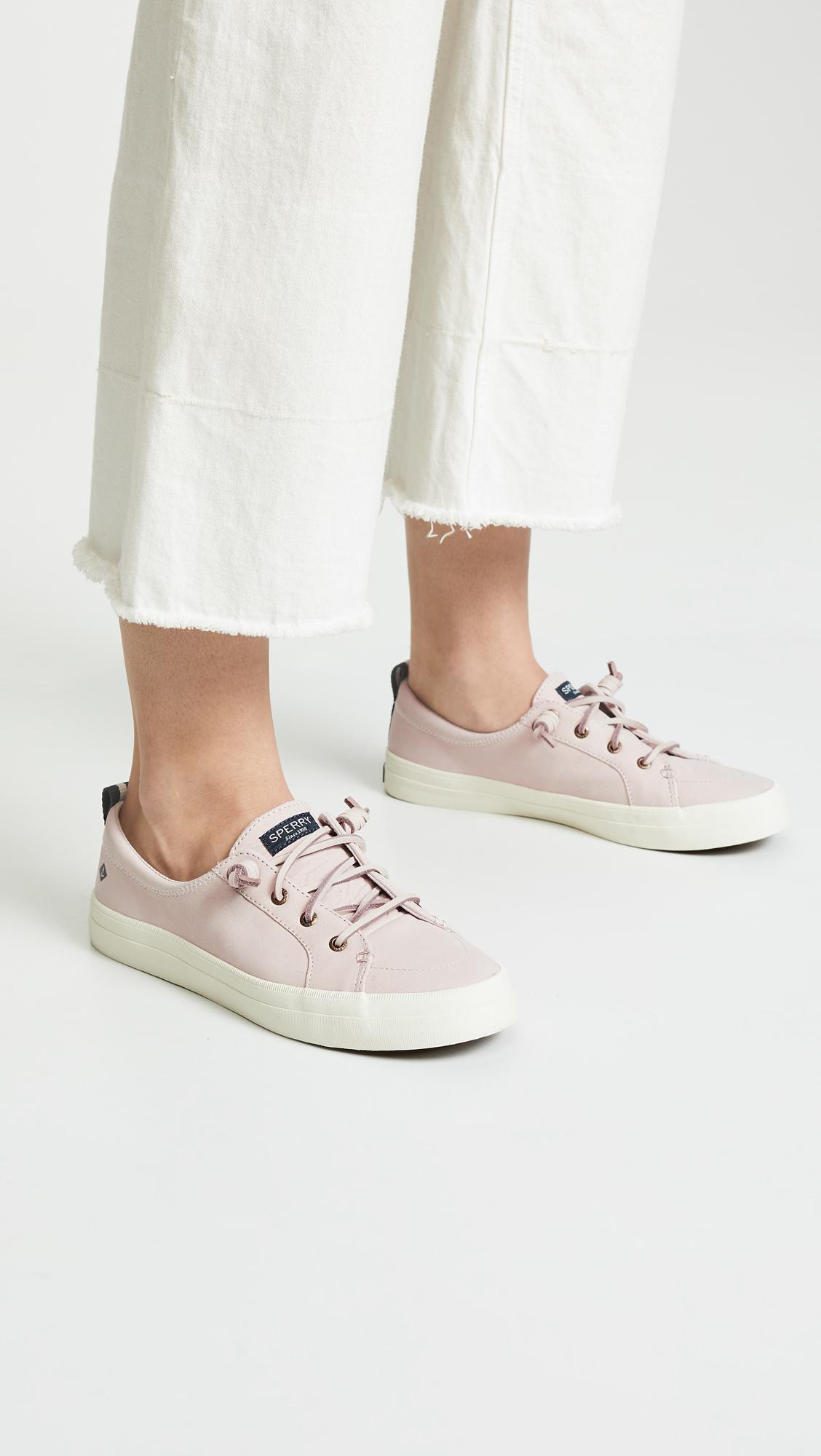 sperry washable leather sneakers