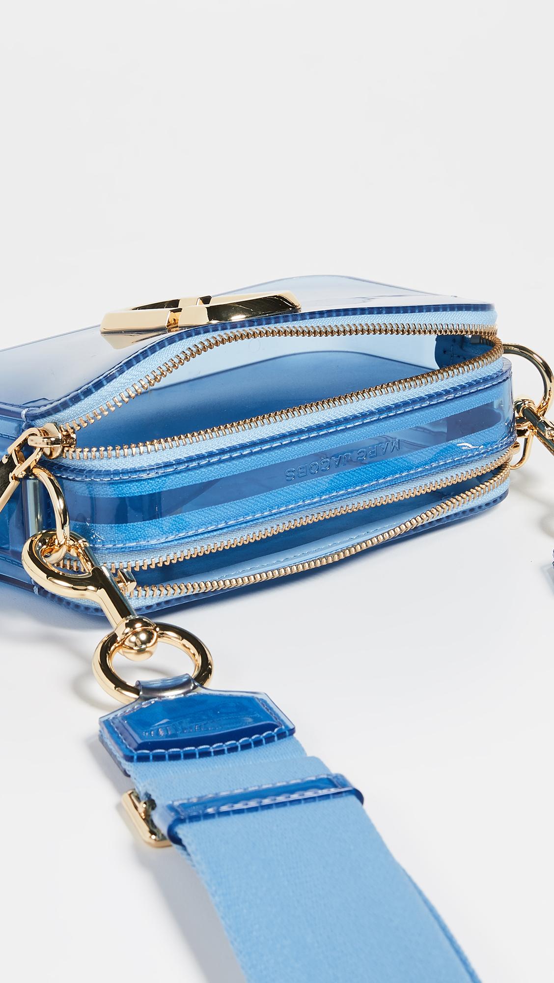 Marc Jacobs Snapshot camera bag Blue Leather ref.599408 - Joli Closet