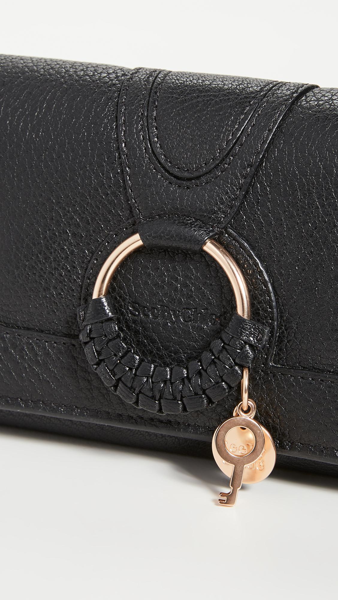 See by chloe wallet black hot sale