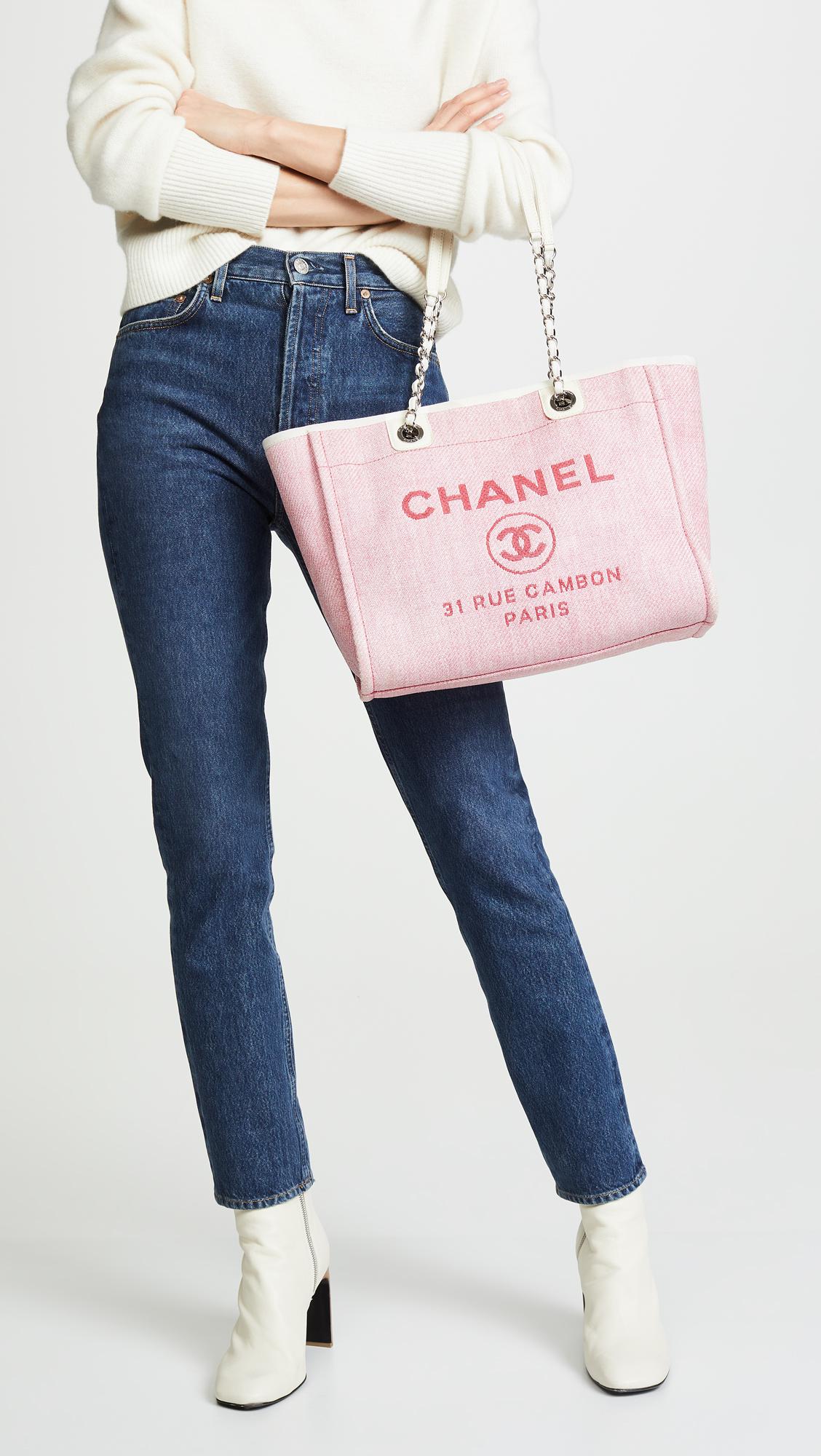 pink chanel canvas bag Big sale - OFF 62%