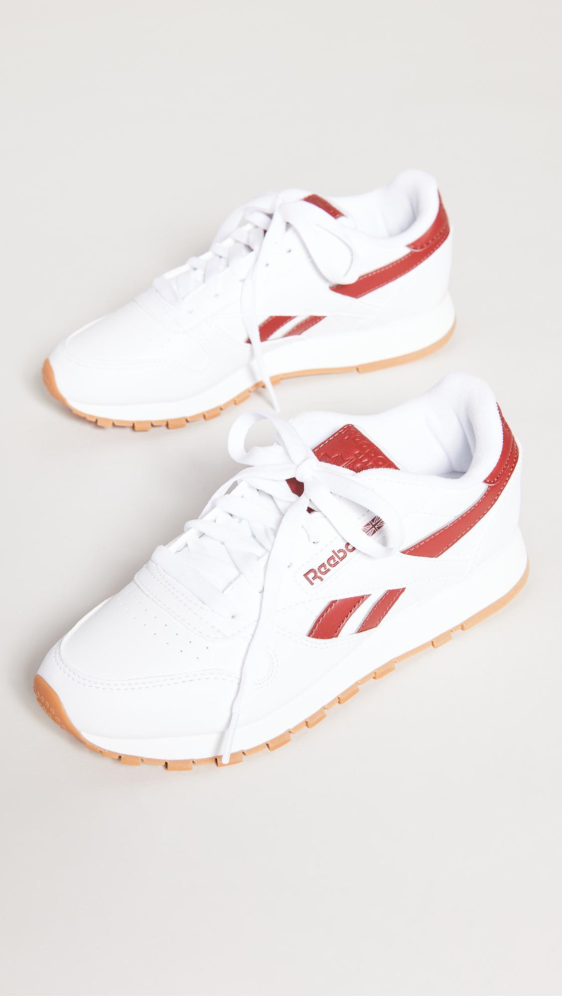 Reebok Classic Leather Vegan Sneakers in White | Lyst