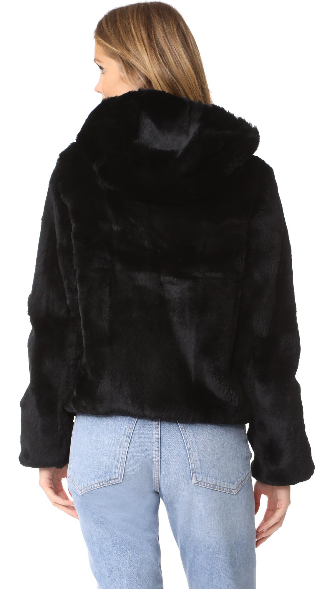 reversible fur jacket