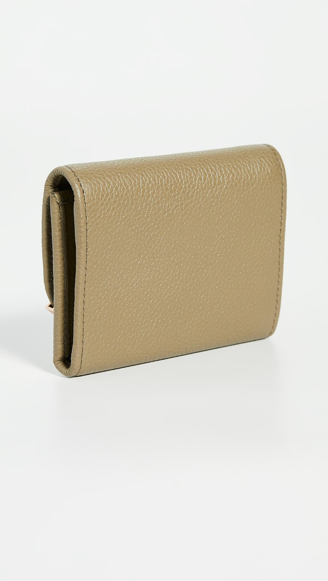See By Chloé Leather Lizzie Card Case in Natural - Lyst