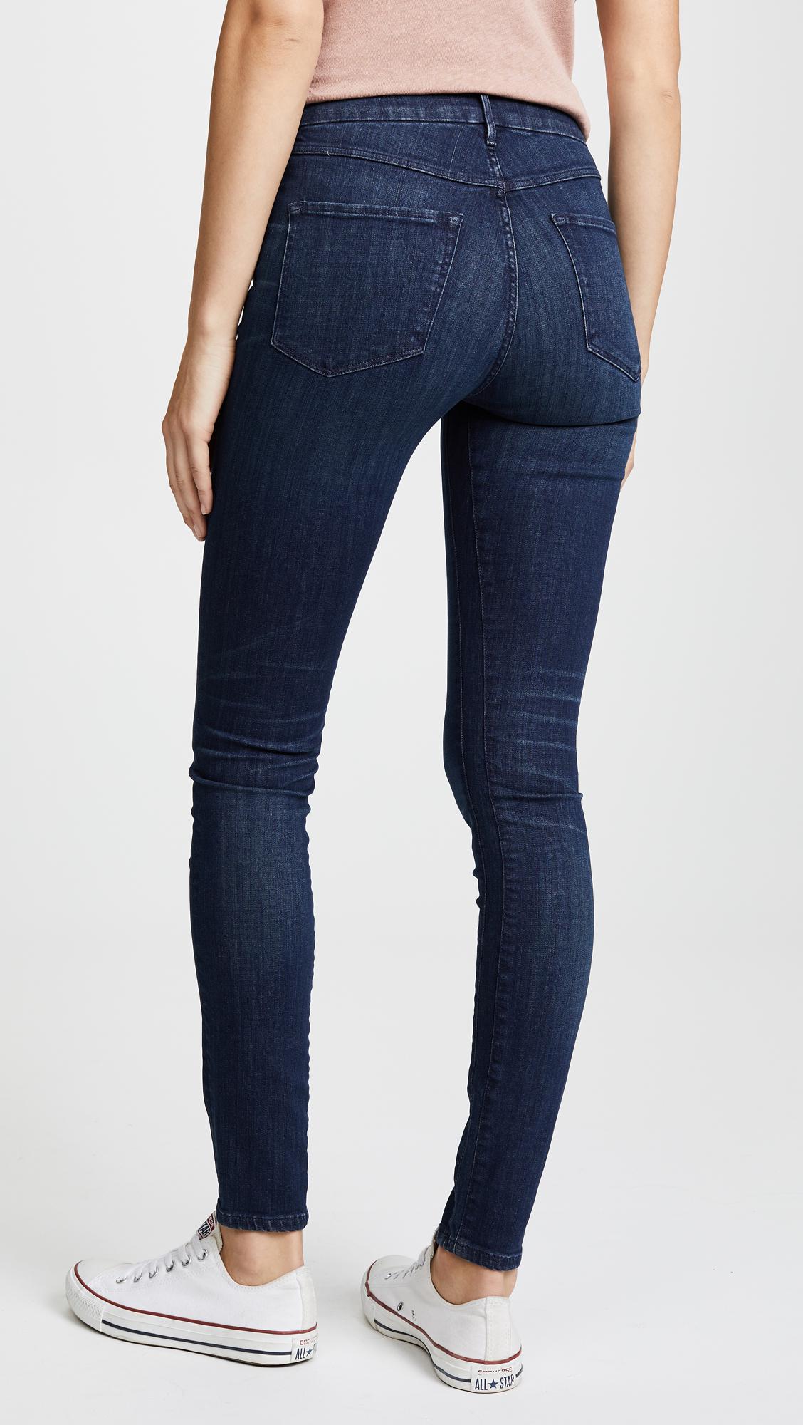 3x1 Denim W3 Channel Seam Skinny Jeans in Wash no. 3 (Blue) - Lyst