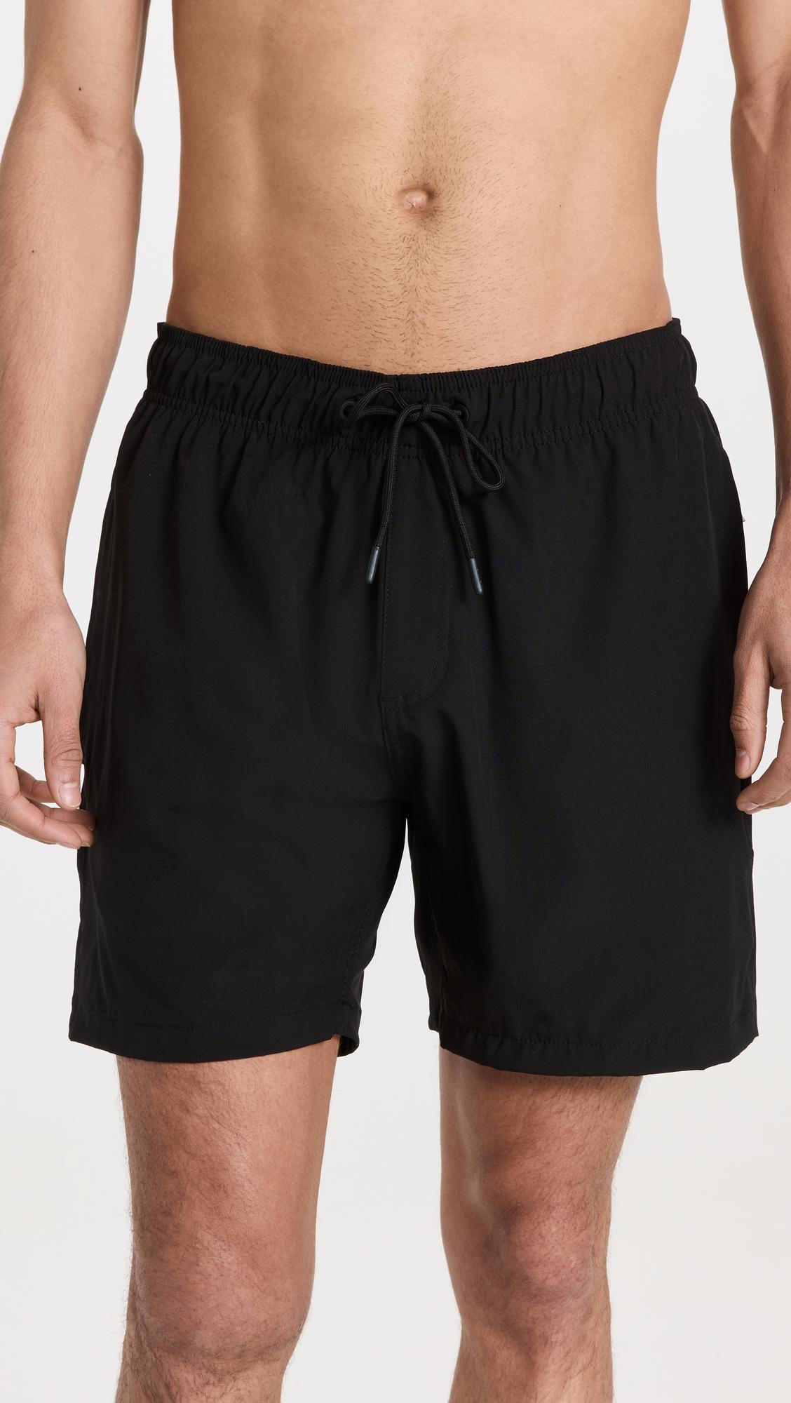 Onia Comfort Lined 6 Swim Trunks in Black for Men | Lyst