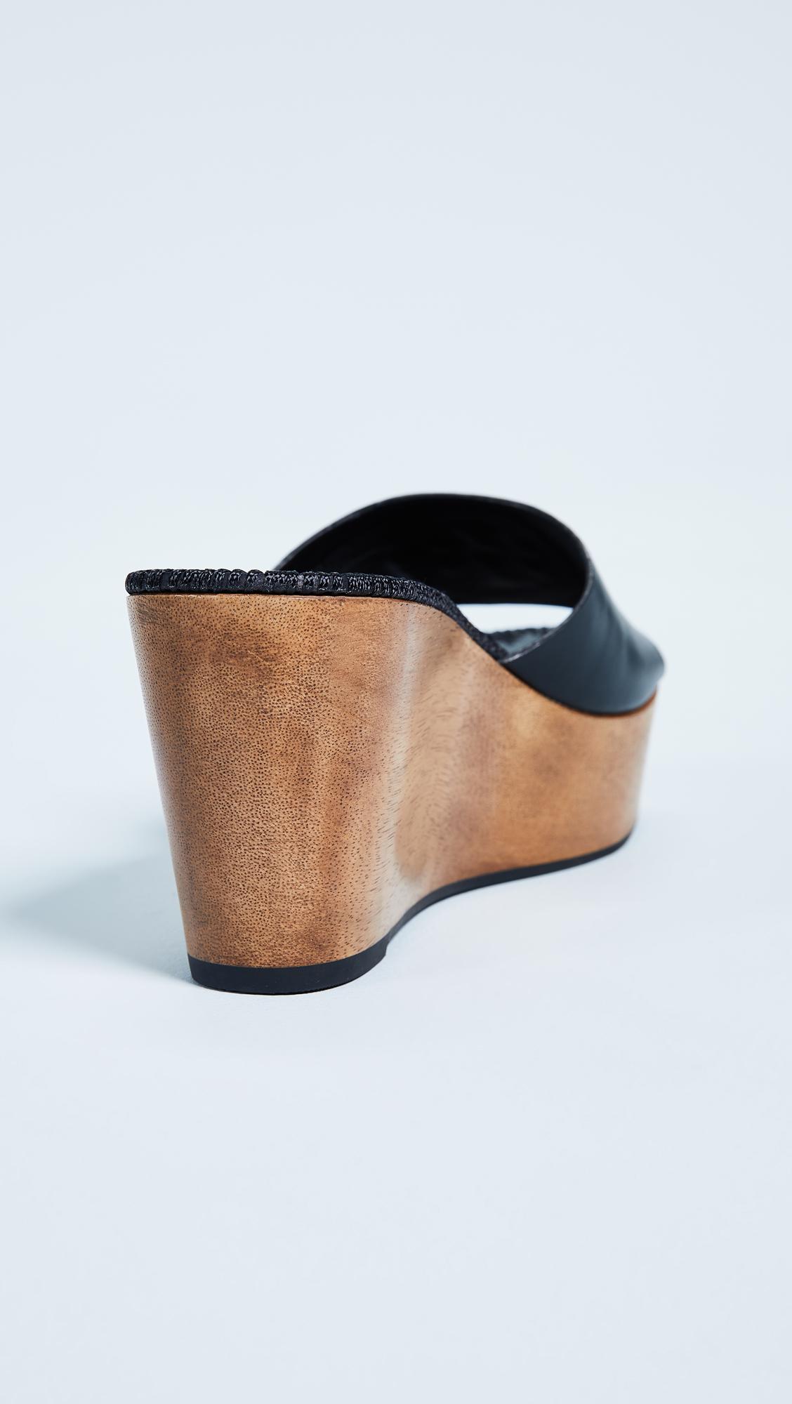 tory burch 80mm ines wedge slides