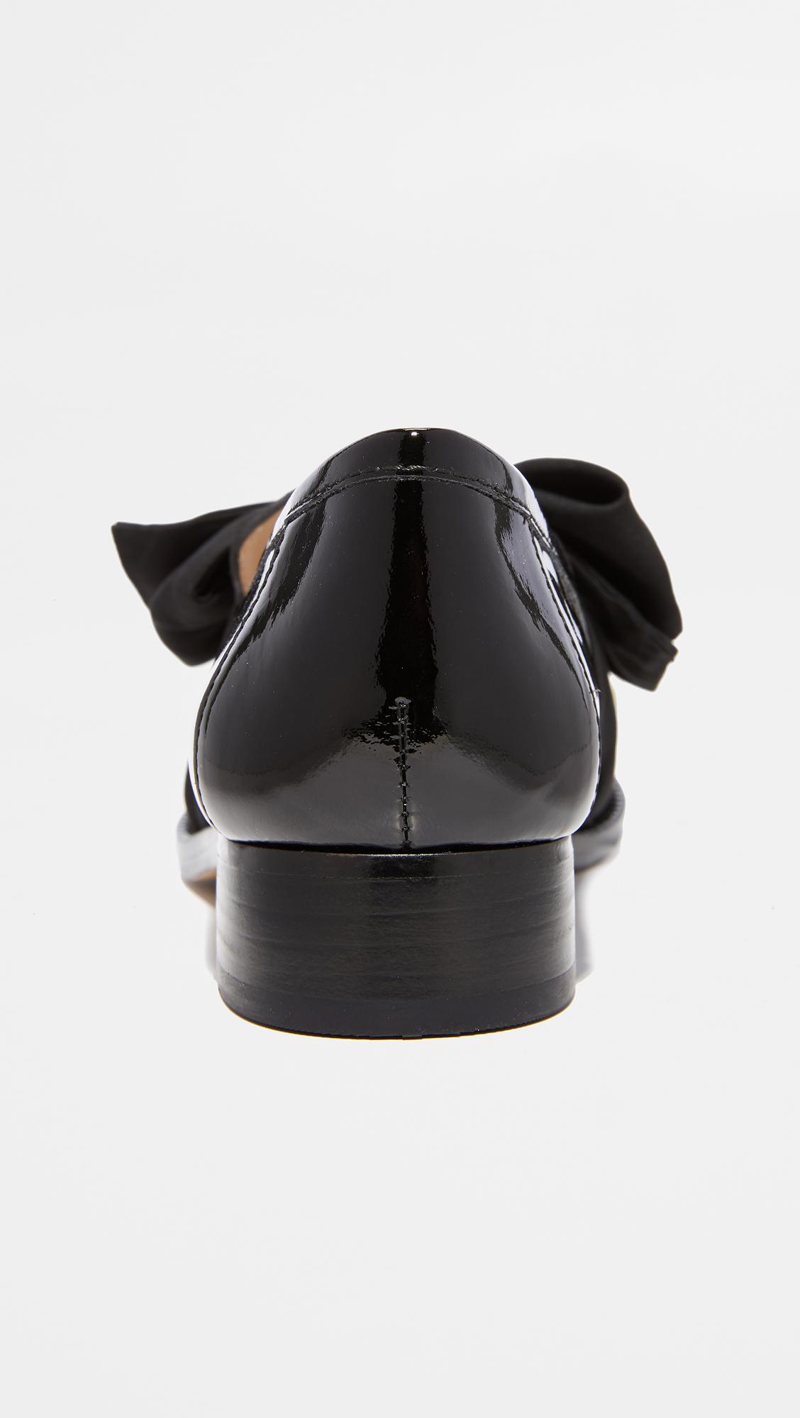 Botkier Violet Bow Loafers in Black Lyst