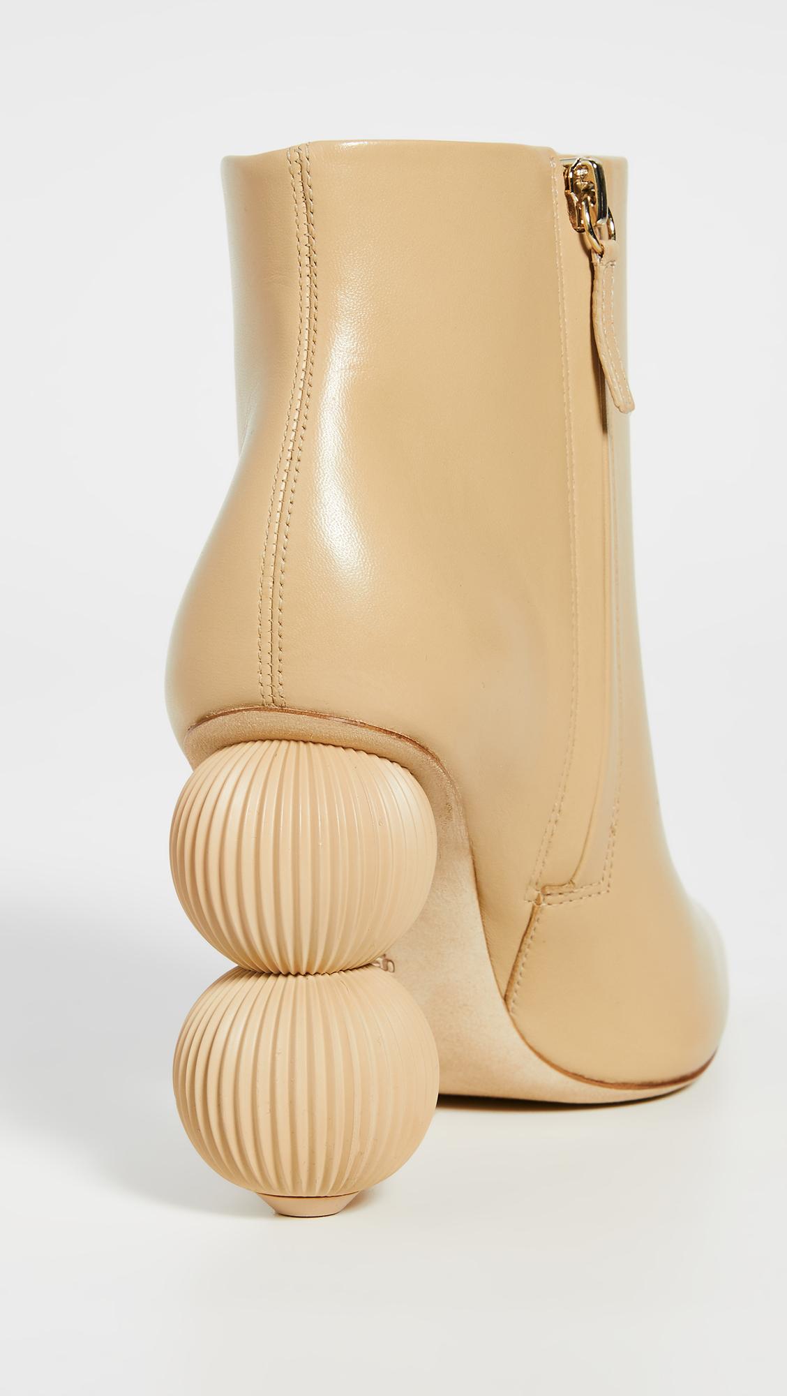 Cult Gaia Leather Cam Boots in Sand (Natural) Lyst