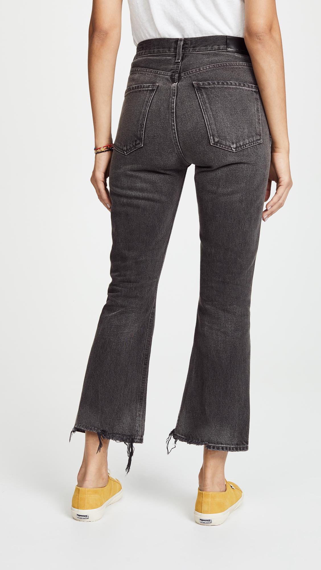 ankle flare jeans