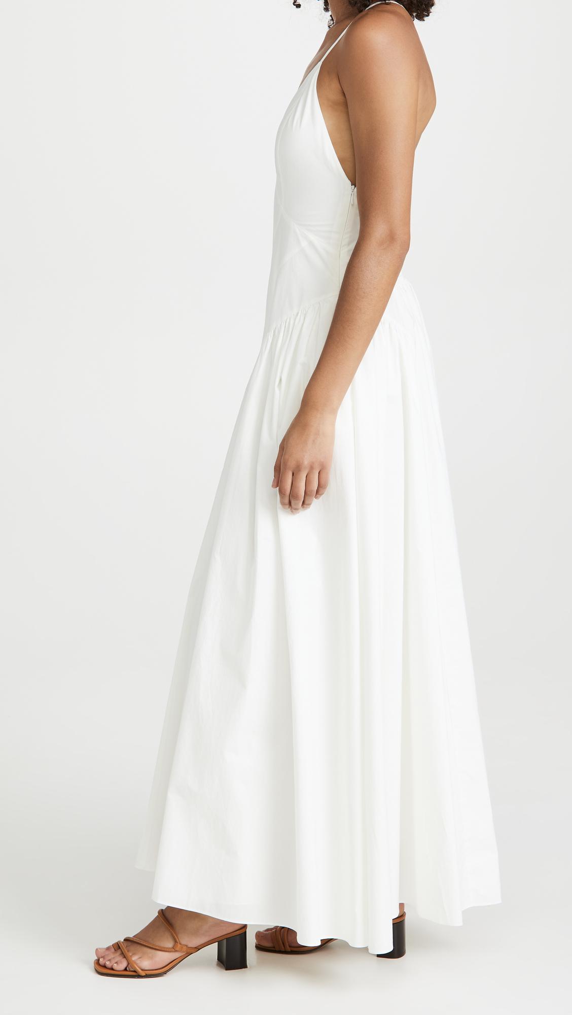 frame malibu maxi dress FRAME Malibu Maxi Dress in White