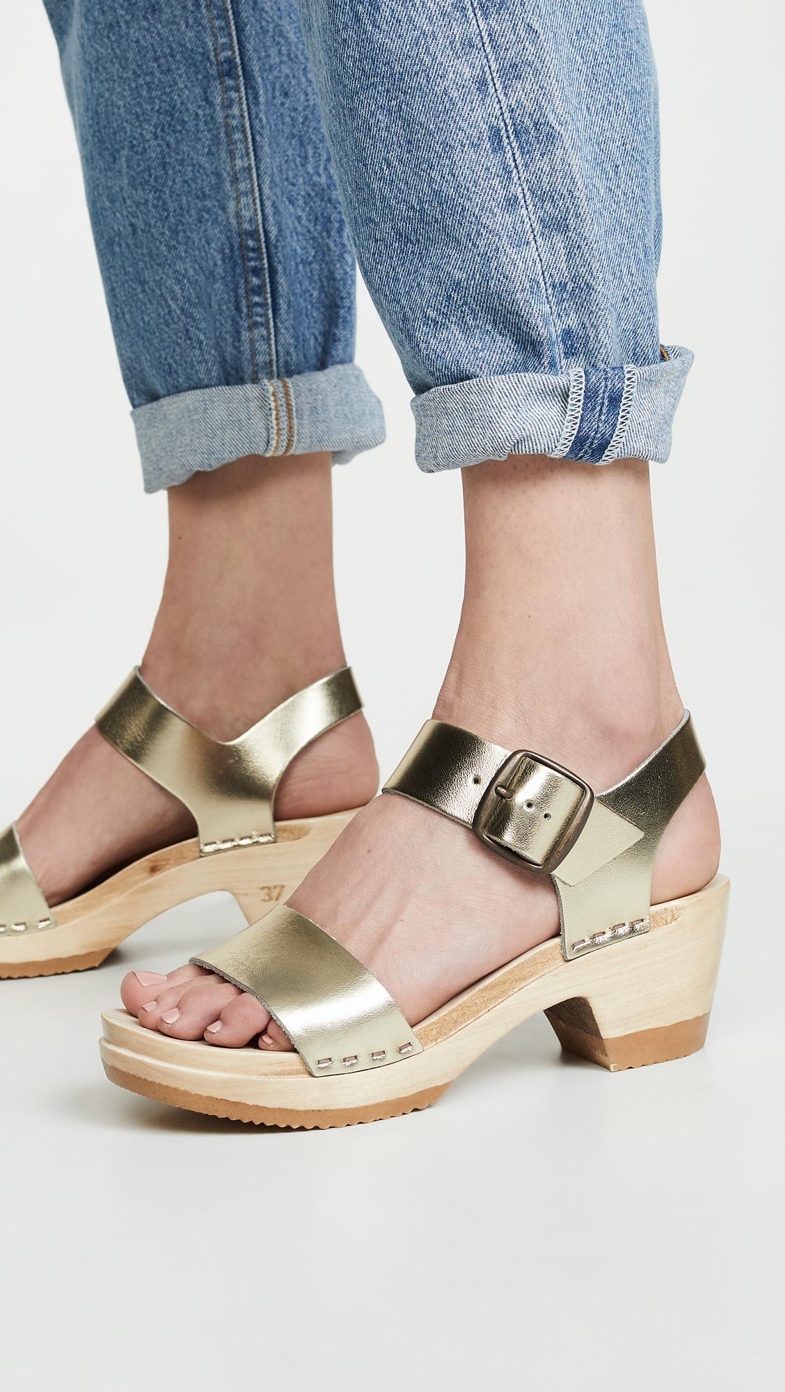 no 6 two strap clog