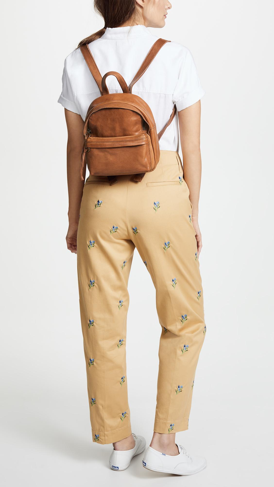 Madewell Leather Mini Lorimer Backpack 