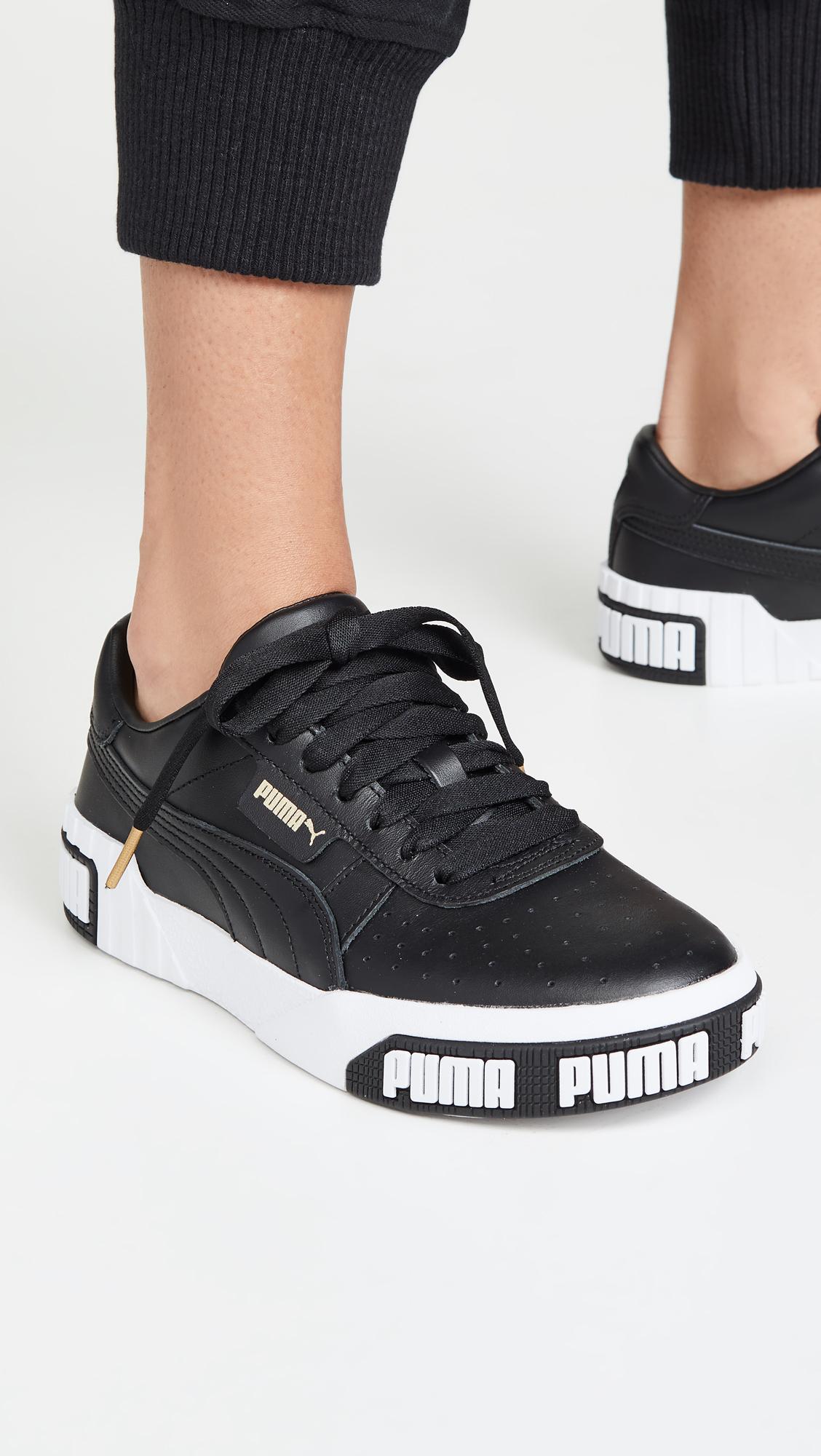 puma cali bold black and white
