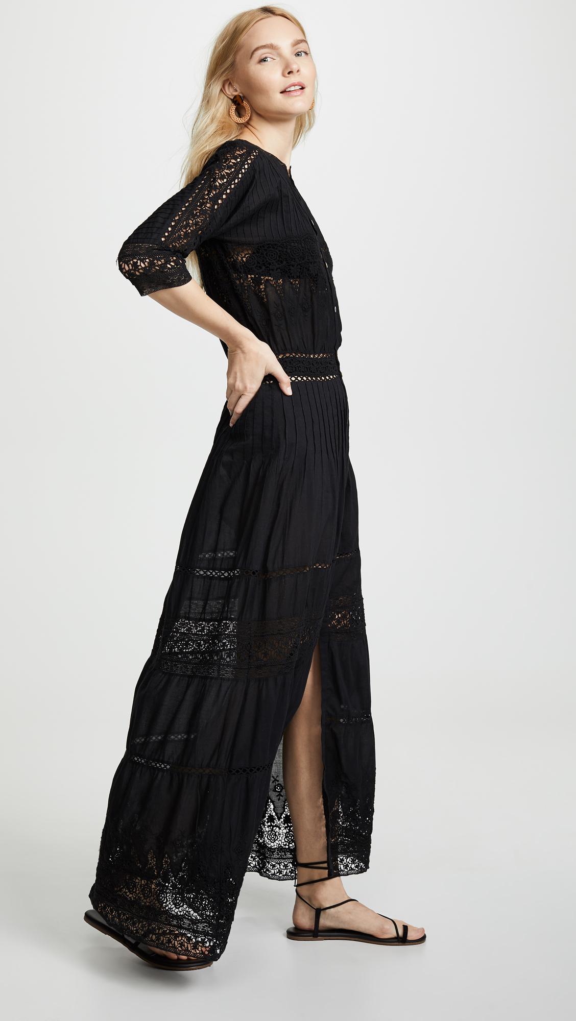 LoveShackFancy Lace Beth Dress in Black - Save 19% - Lyst