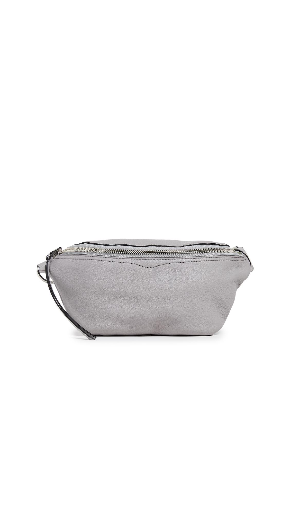 Rebecca Minkoff Leather Bree Belt Bag in Grey (Gray) | Lyst