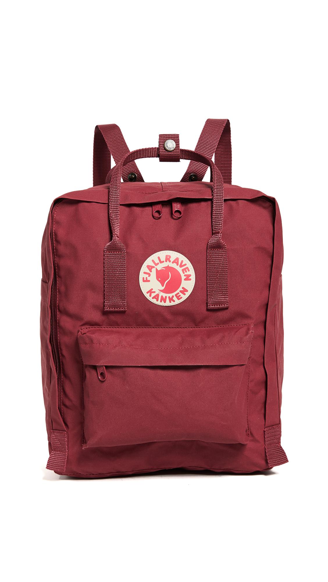 kanken bag red