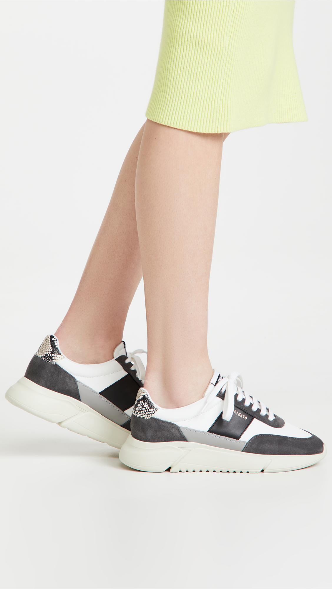 Axel Arigato Suede Genesis Vintage Runner Sneakers in Dark Grey/Black/Snake  (Gray) - Lyst