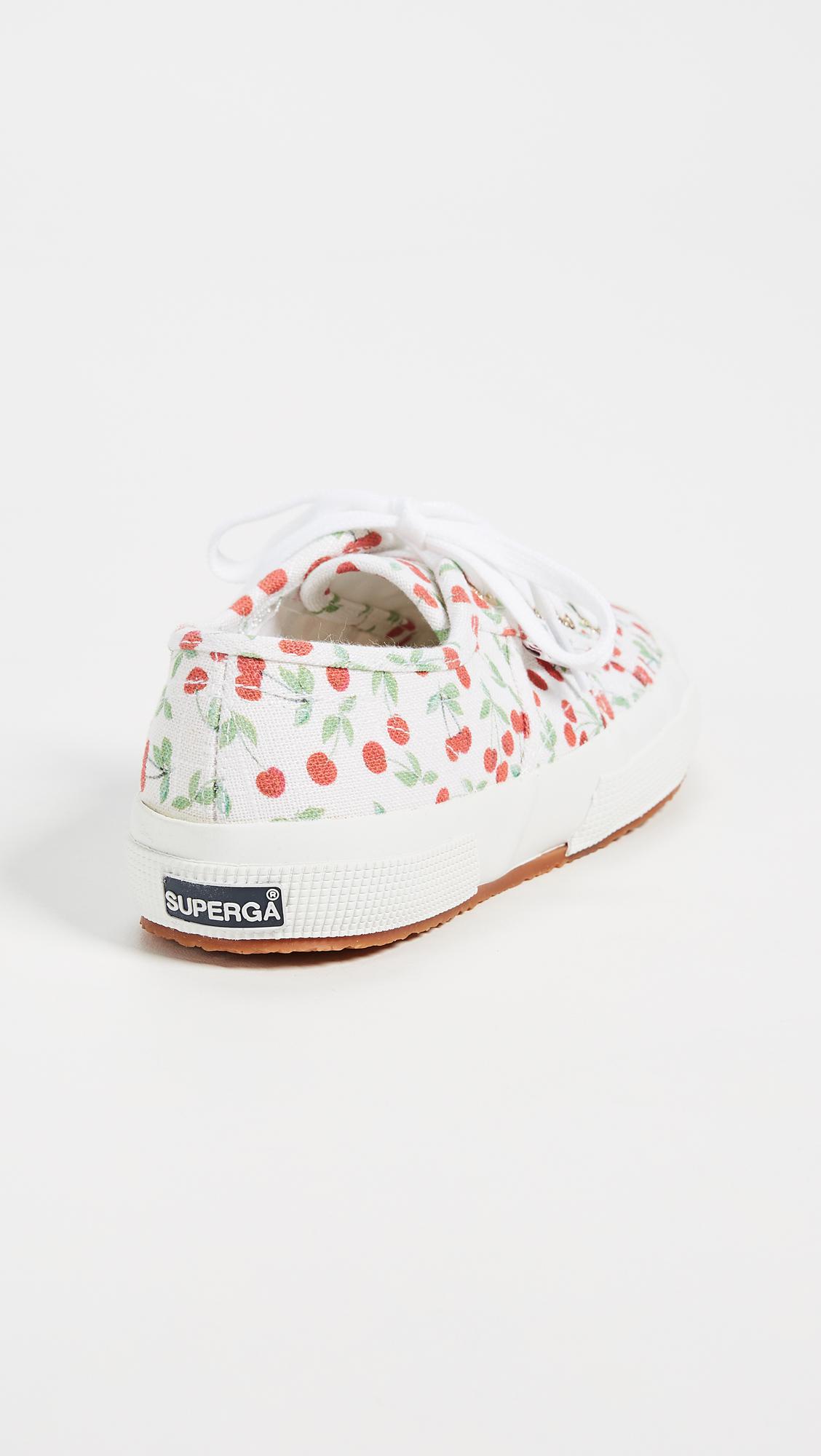 Superga 2750 Cherry Sneakers in White | Lyst