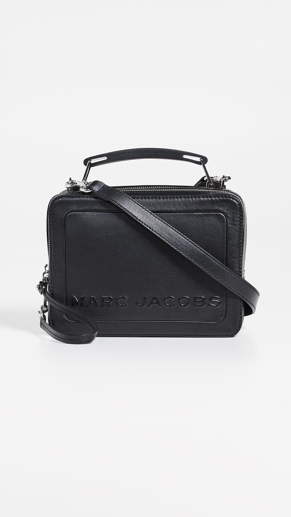 The box bag leather crossbody bag Marc Jacobs Black in Leather - 31818682
