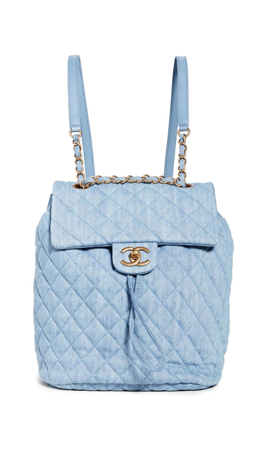 Chanel denim backpack top