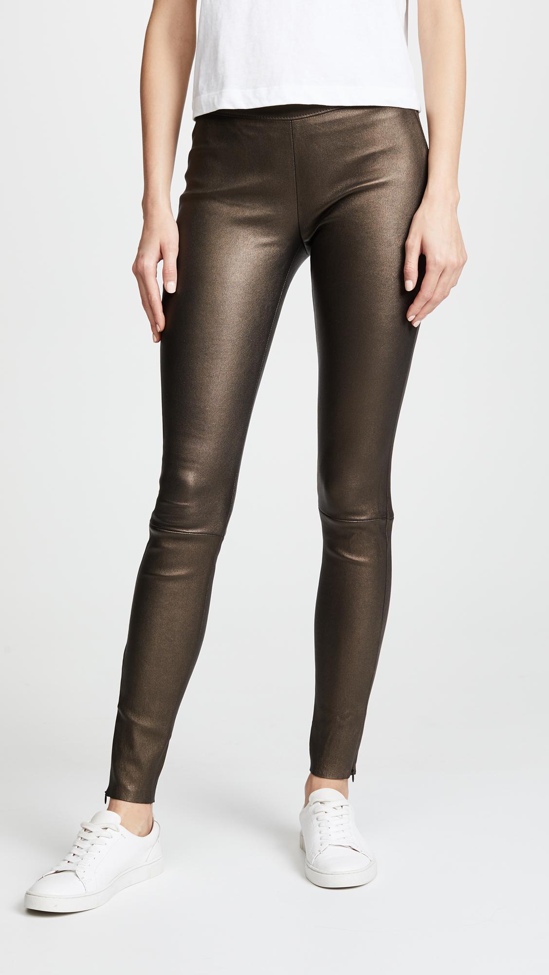 mackage navi leather pants