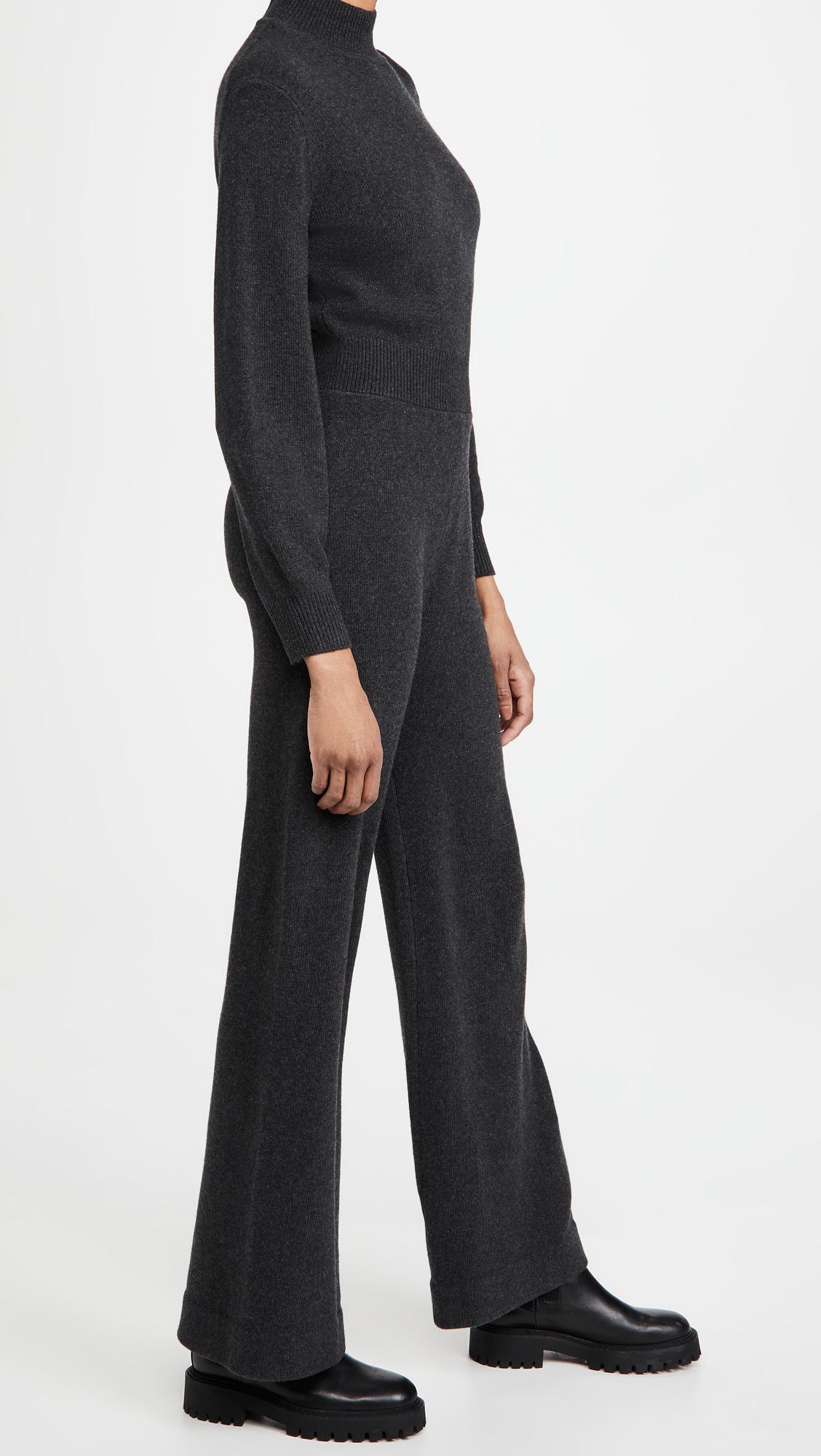 Theory Turtleneck Knit Jumpsuit | Lyst