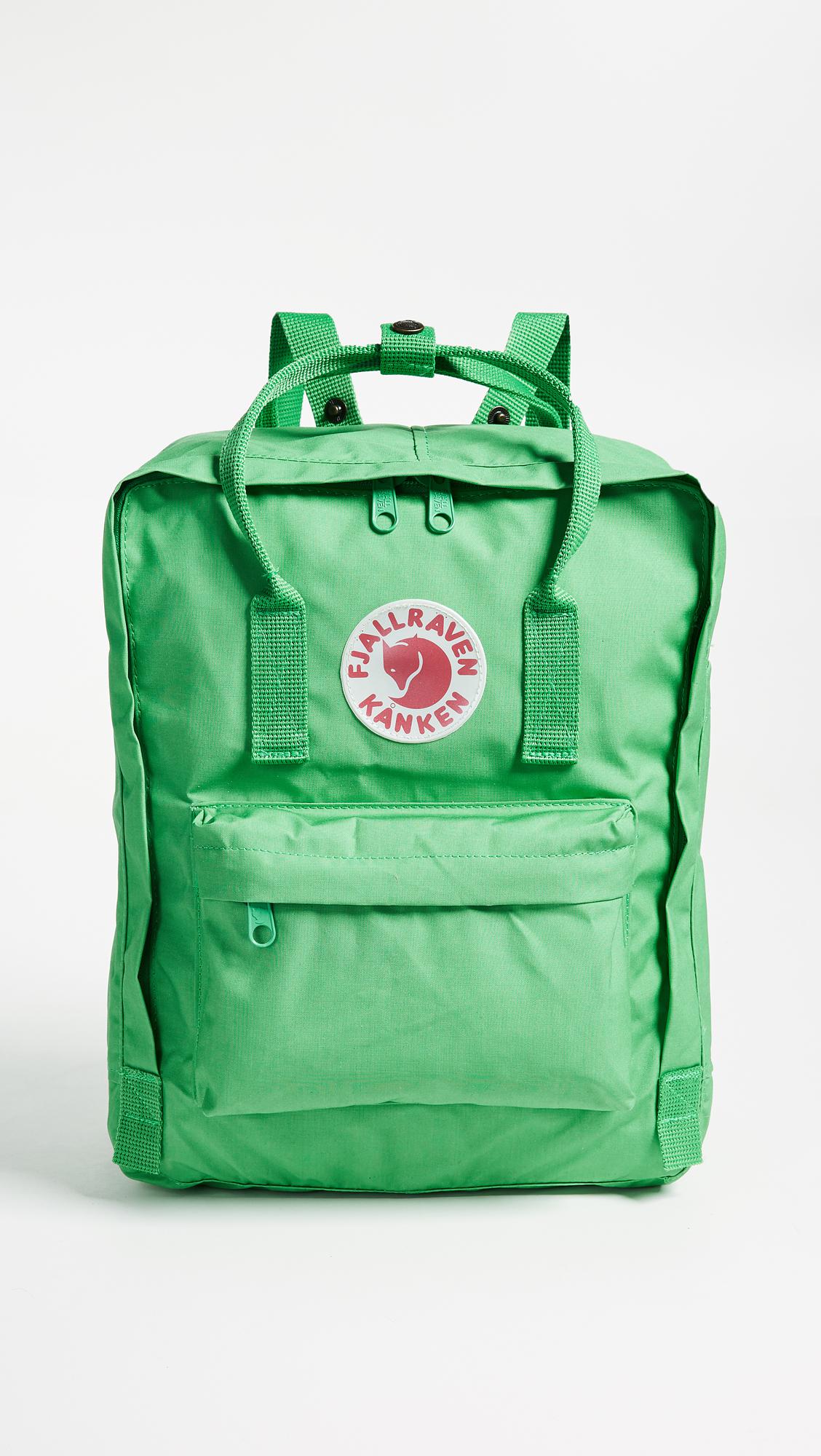 green kanken bag