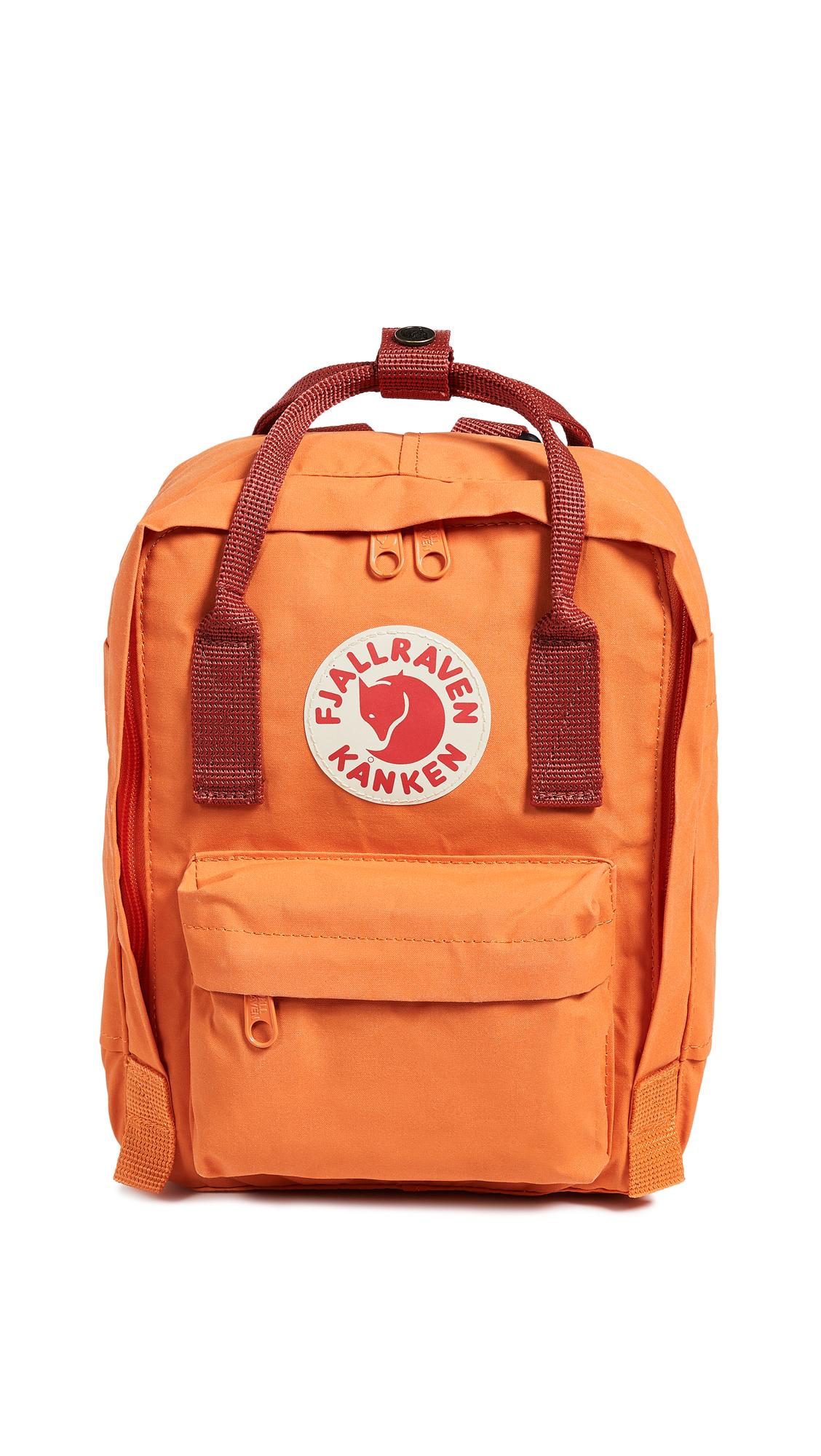 kanken mini burnt orange
