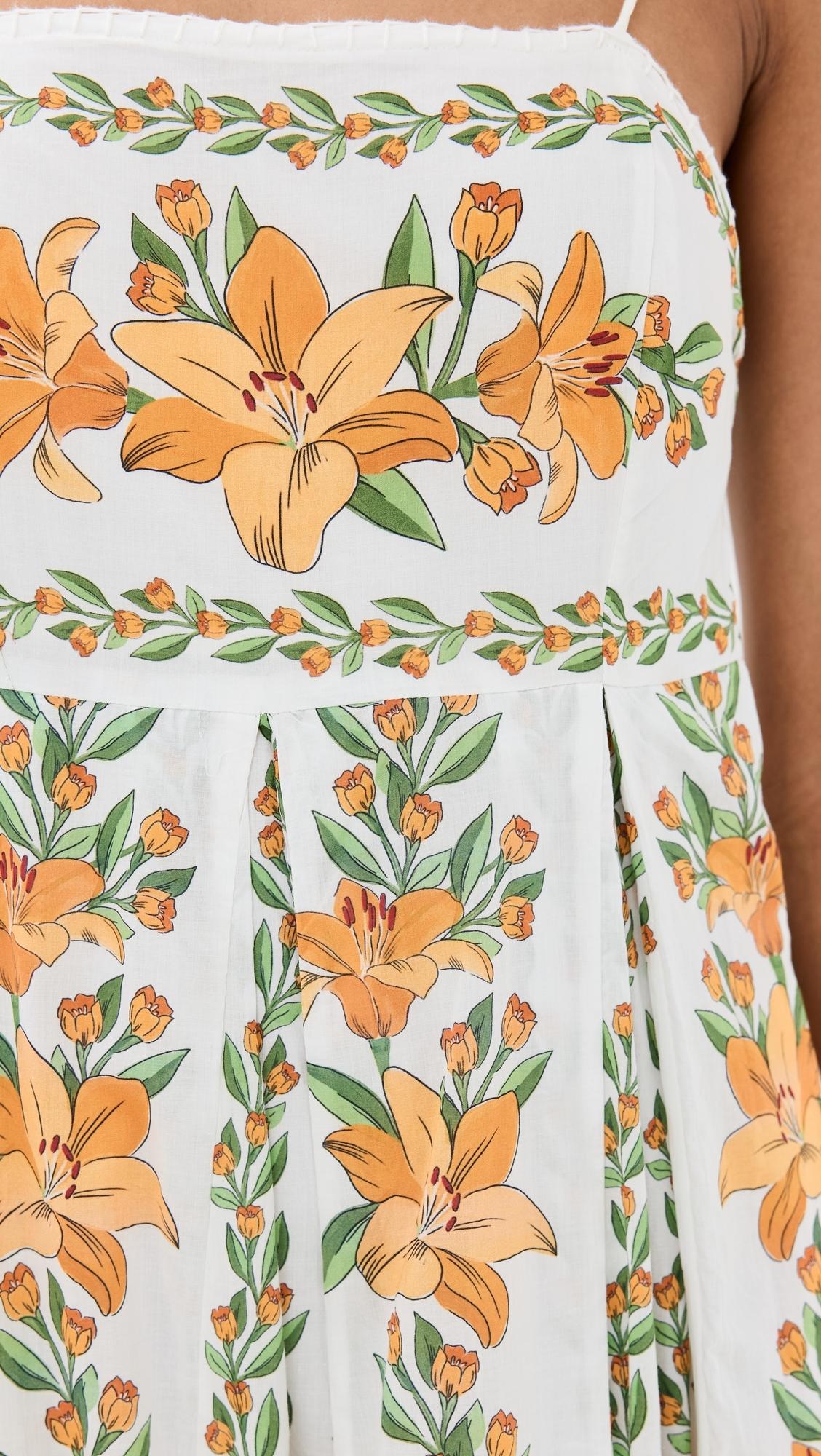 farm rio tropical lightness maxi dress Tropical Lightness cotton maxi dress in white - Farm Rio