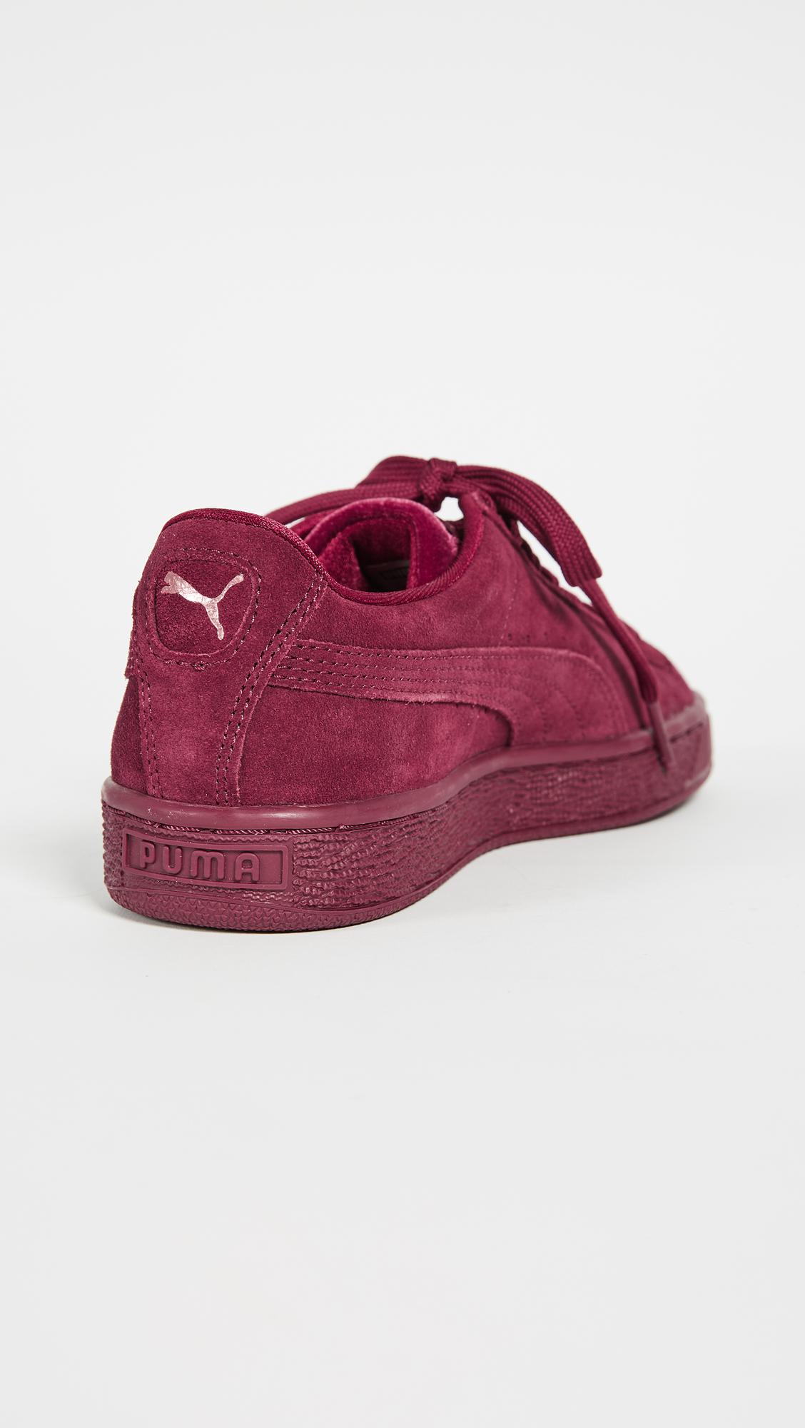 puma velvet sneakers