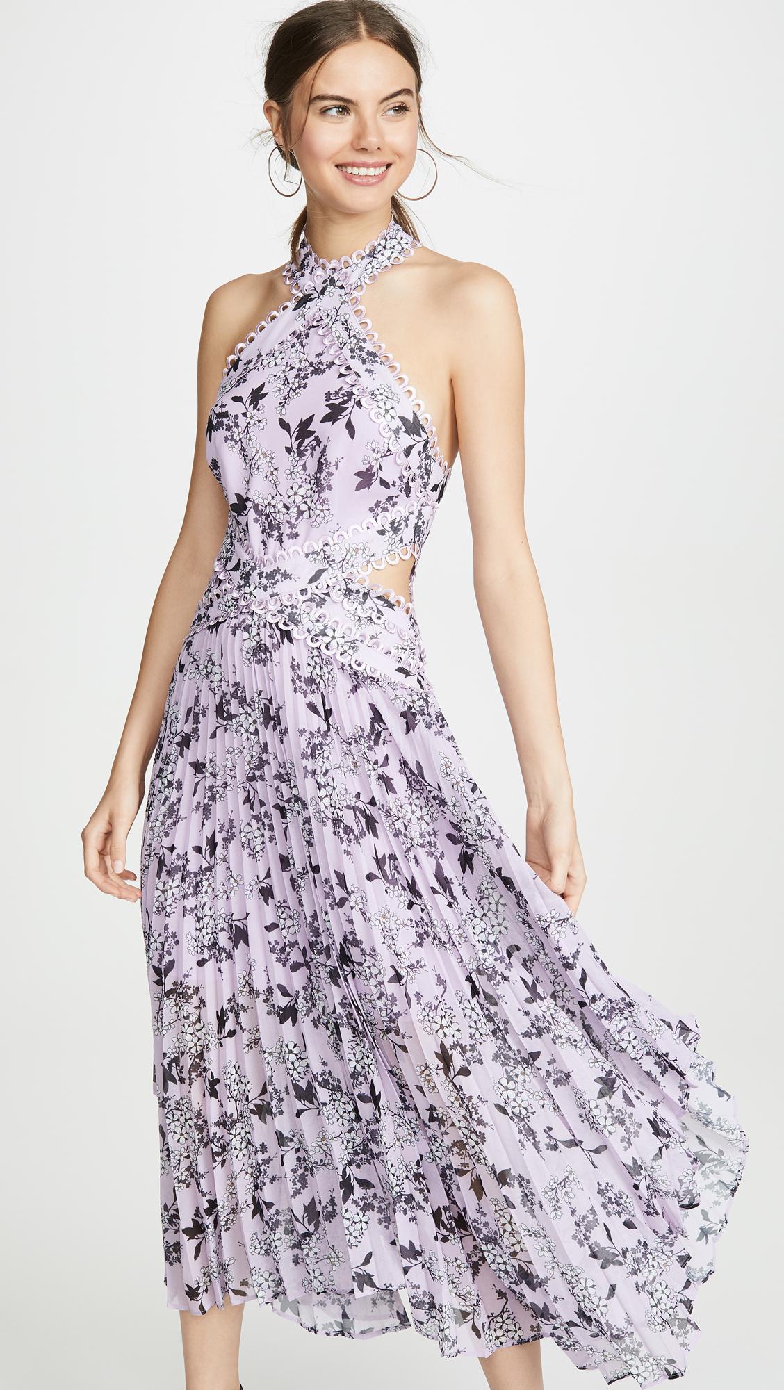 Keepsake Synthetic Luscious Dress in Lilac Floral (Purple) - Lyst