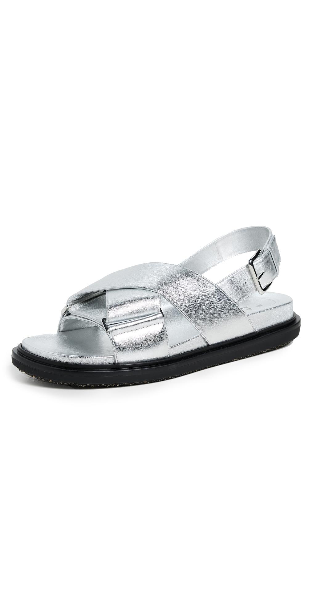 サンダル・ミュール MARNI SS25 FB CRISSCROSS SANDAL (FBMS015701P3614 00M30) Marni Fb Criscross Sandals | Shopbop