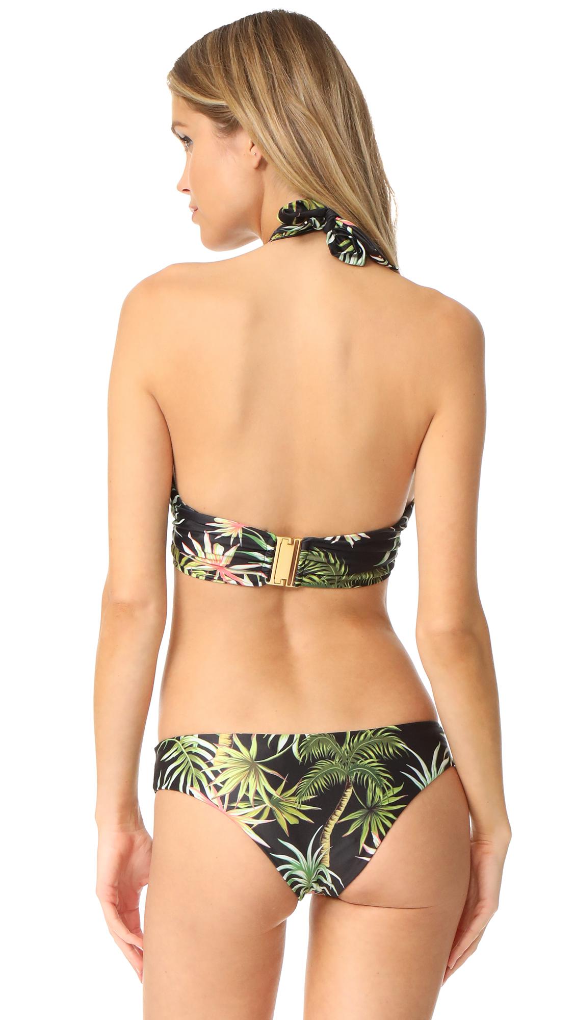 Lyst Beach riot Coconut Bikini Top in Green