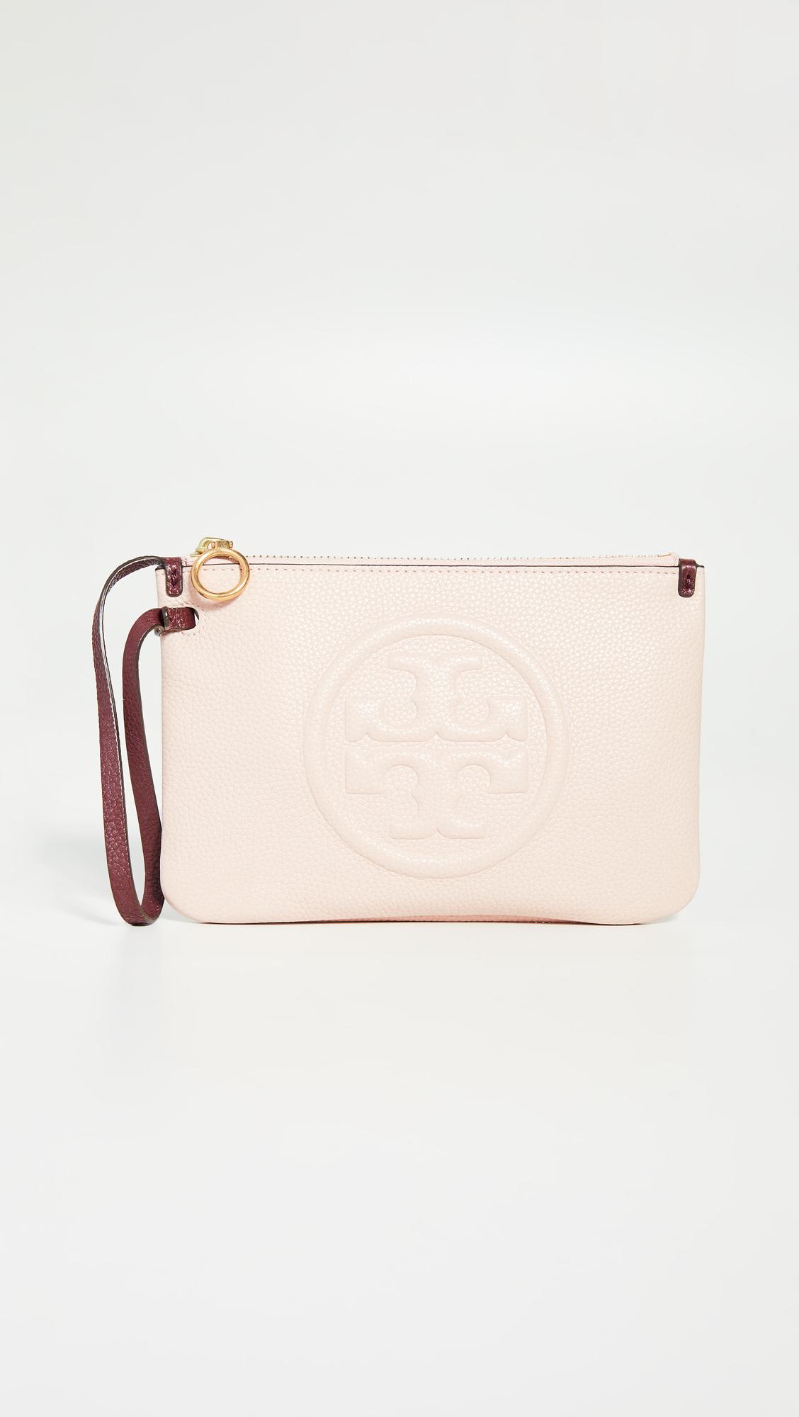 Tory Burch Perry Bombe Wristlet in Pink | Lyst