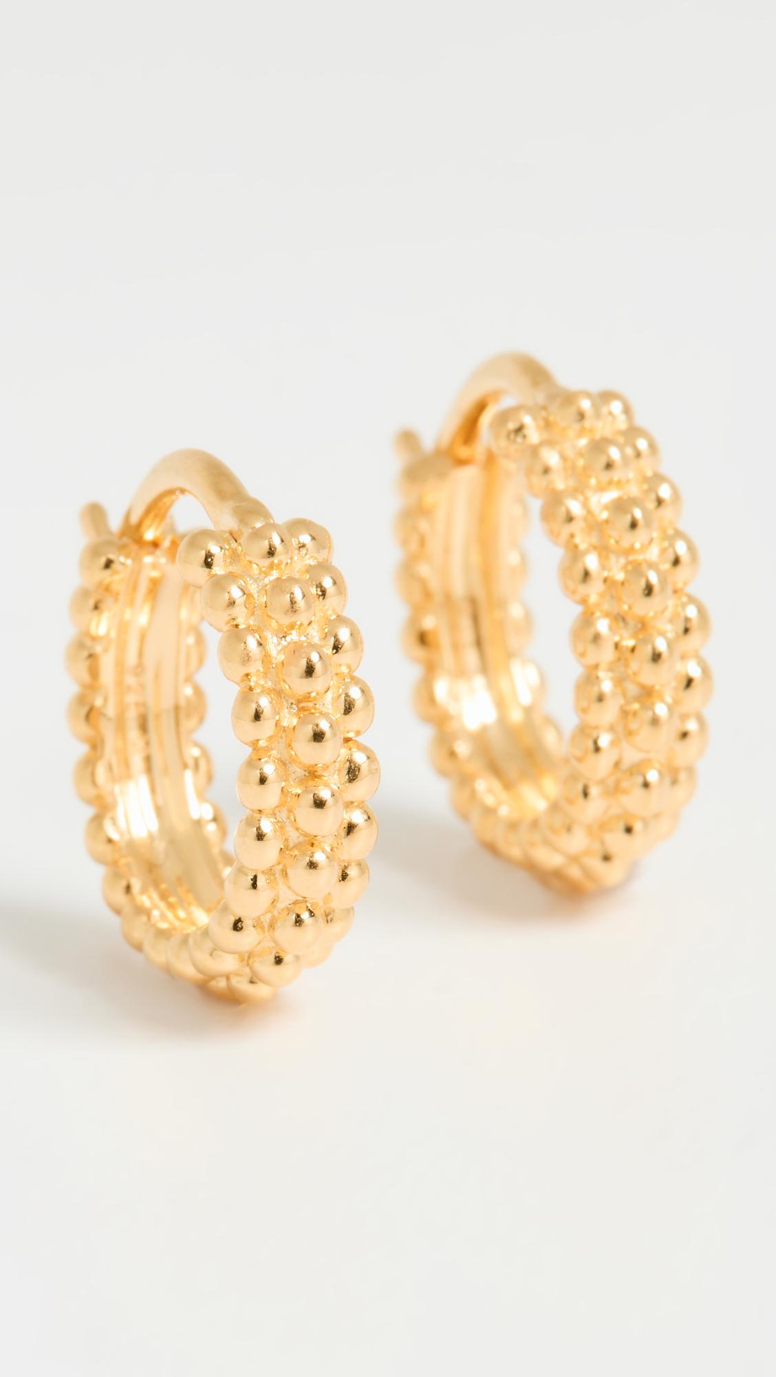 Missoma gold mini helical hoops Clearance