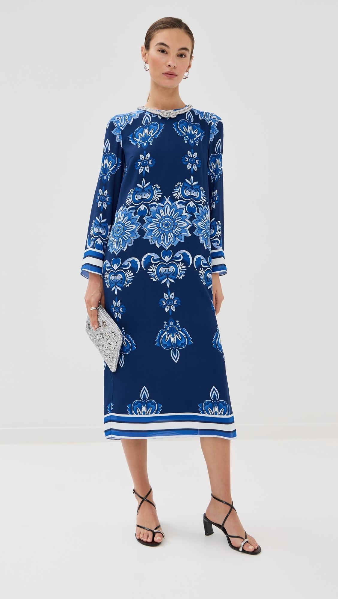 「BORGO DE NOR」クレープ ワンスリーブ ミディ丈ワンピース Borgo De Nor Dresses for Women | Online Sale up to 80% off