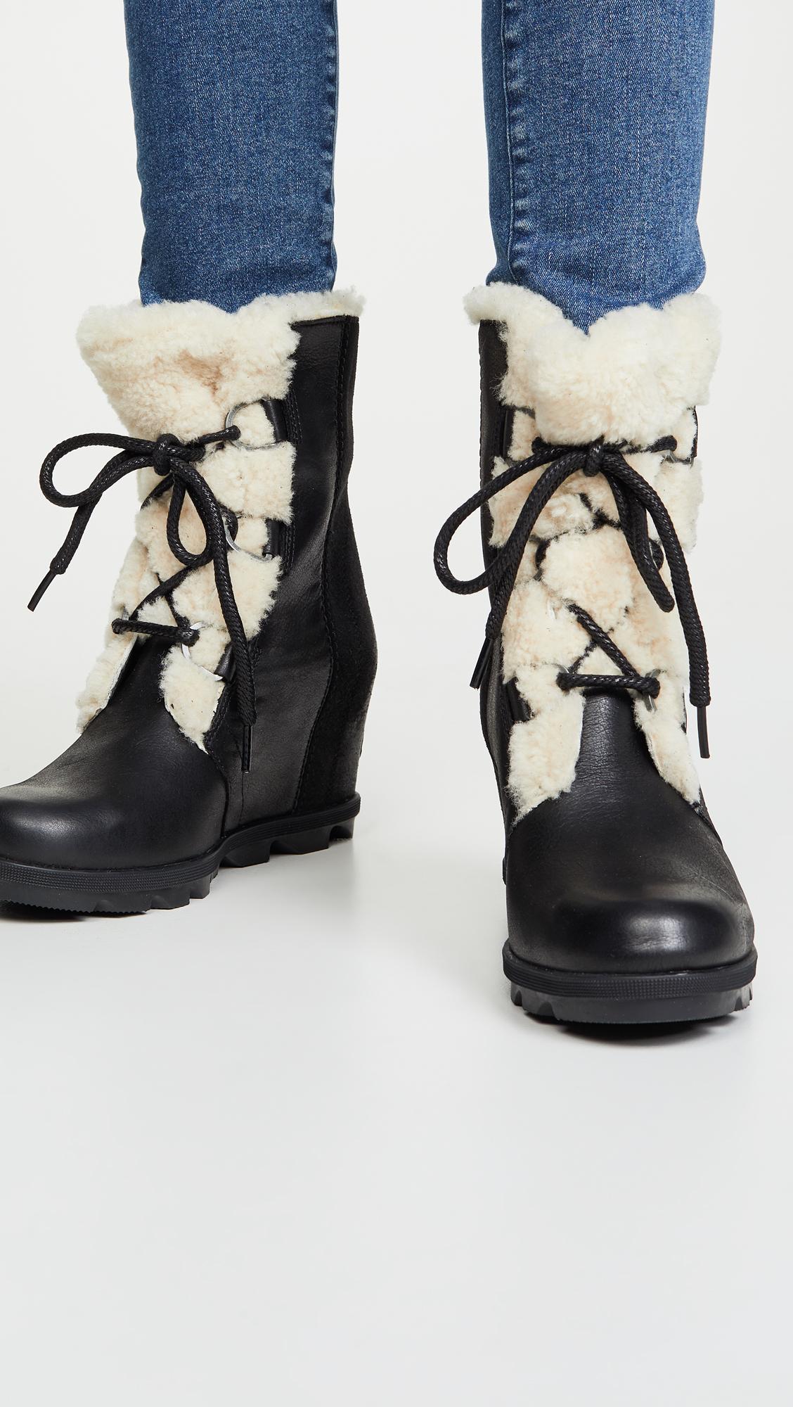 cheap sorel wedge boots