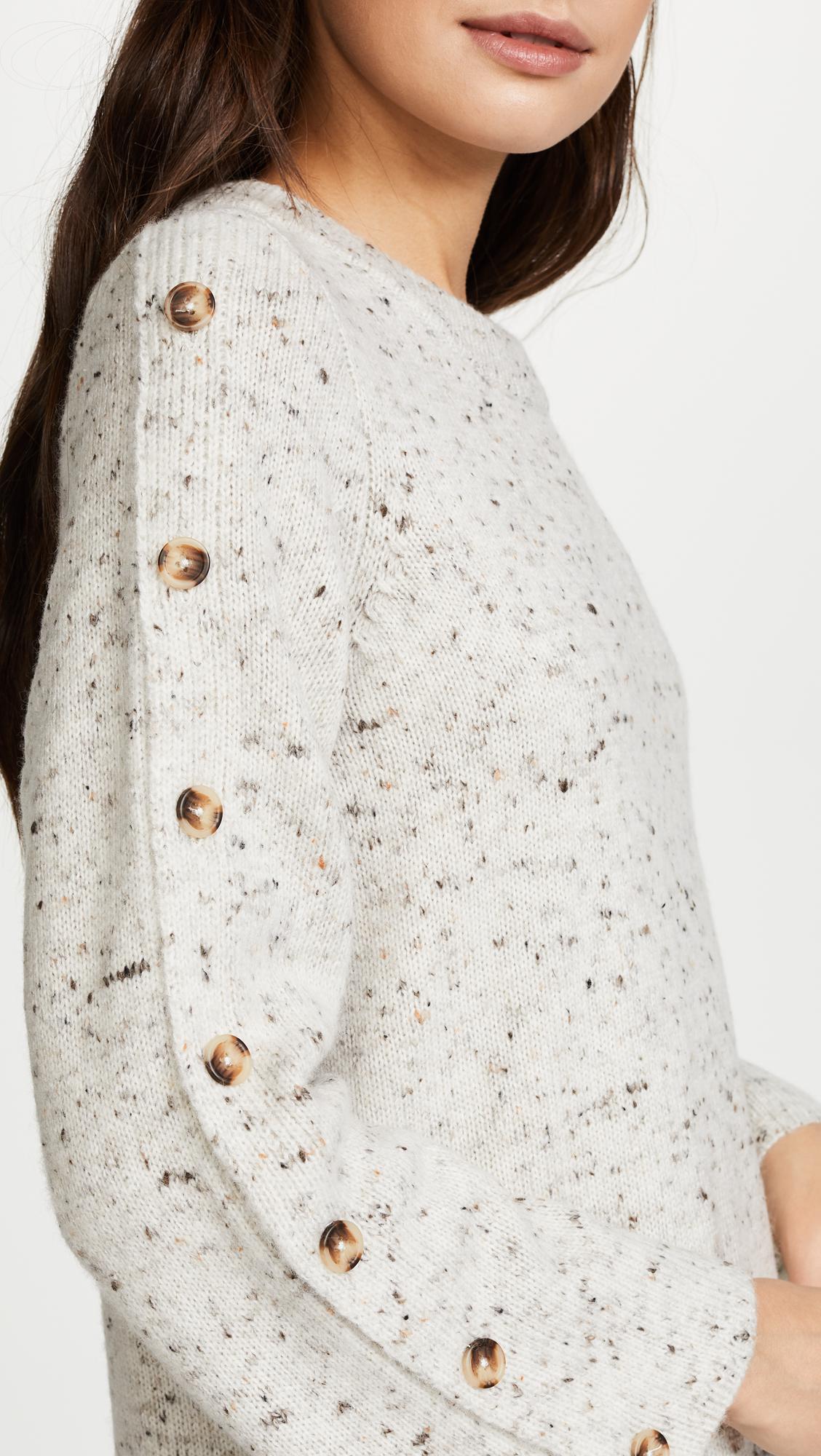Madewell Donegal Button Sleeve Sweater Dress Lyst Canada