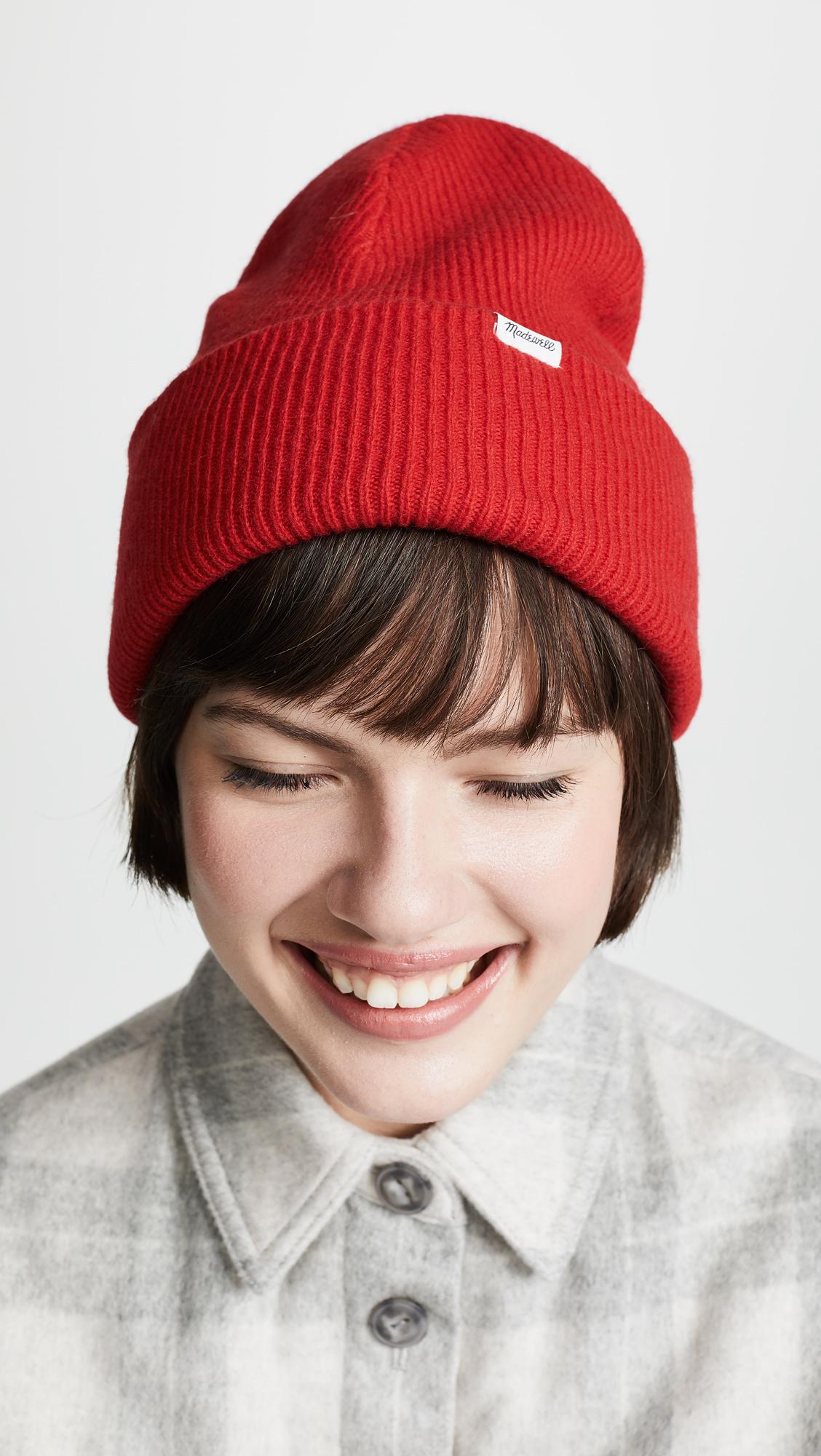 madewell black beanie