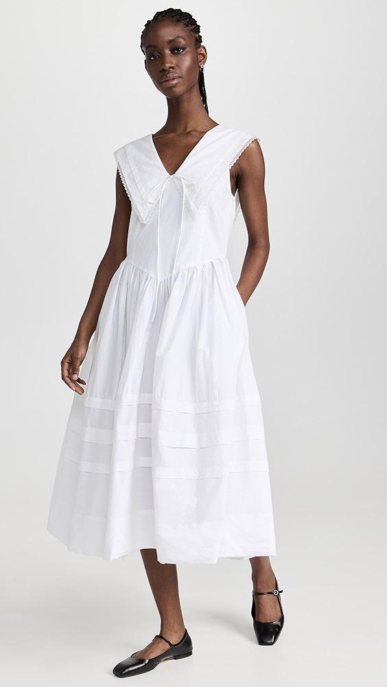 black and white striped tank dress LEXI TANK MAXI DRESS