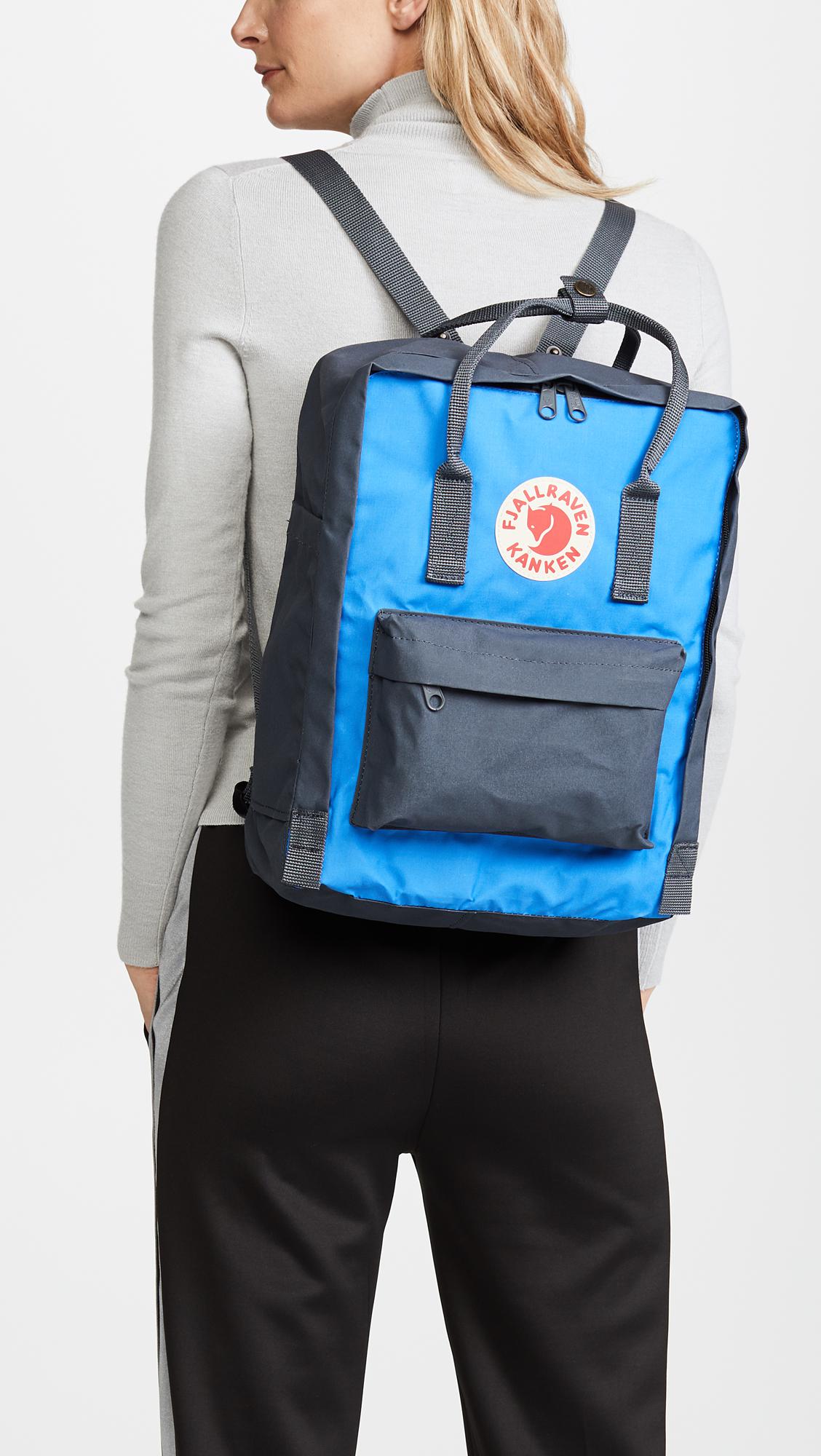 kanken graphite blue