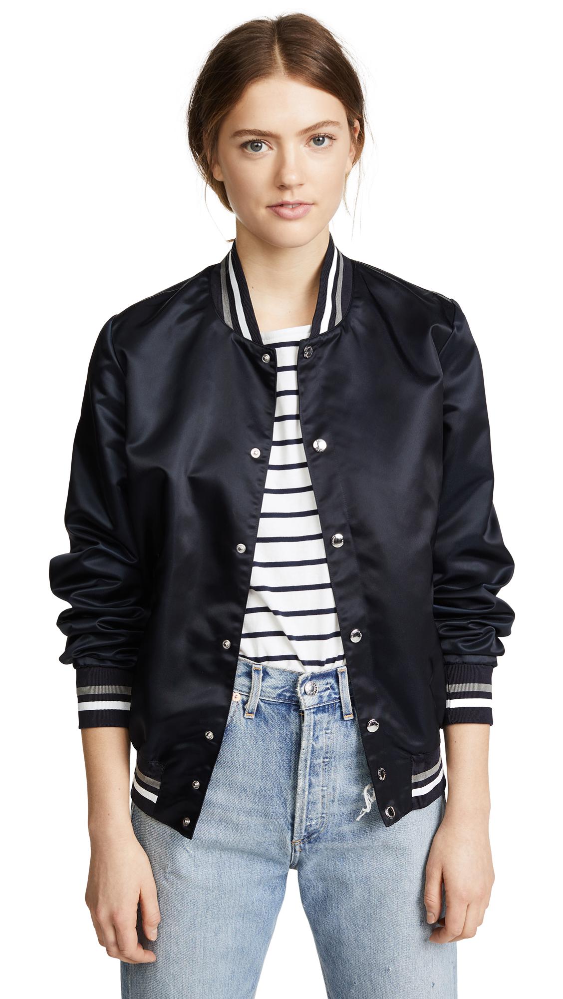 Maison Kitsuné Women's Blue Par Rec Teddy Jacket