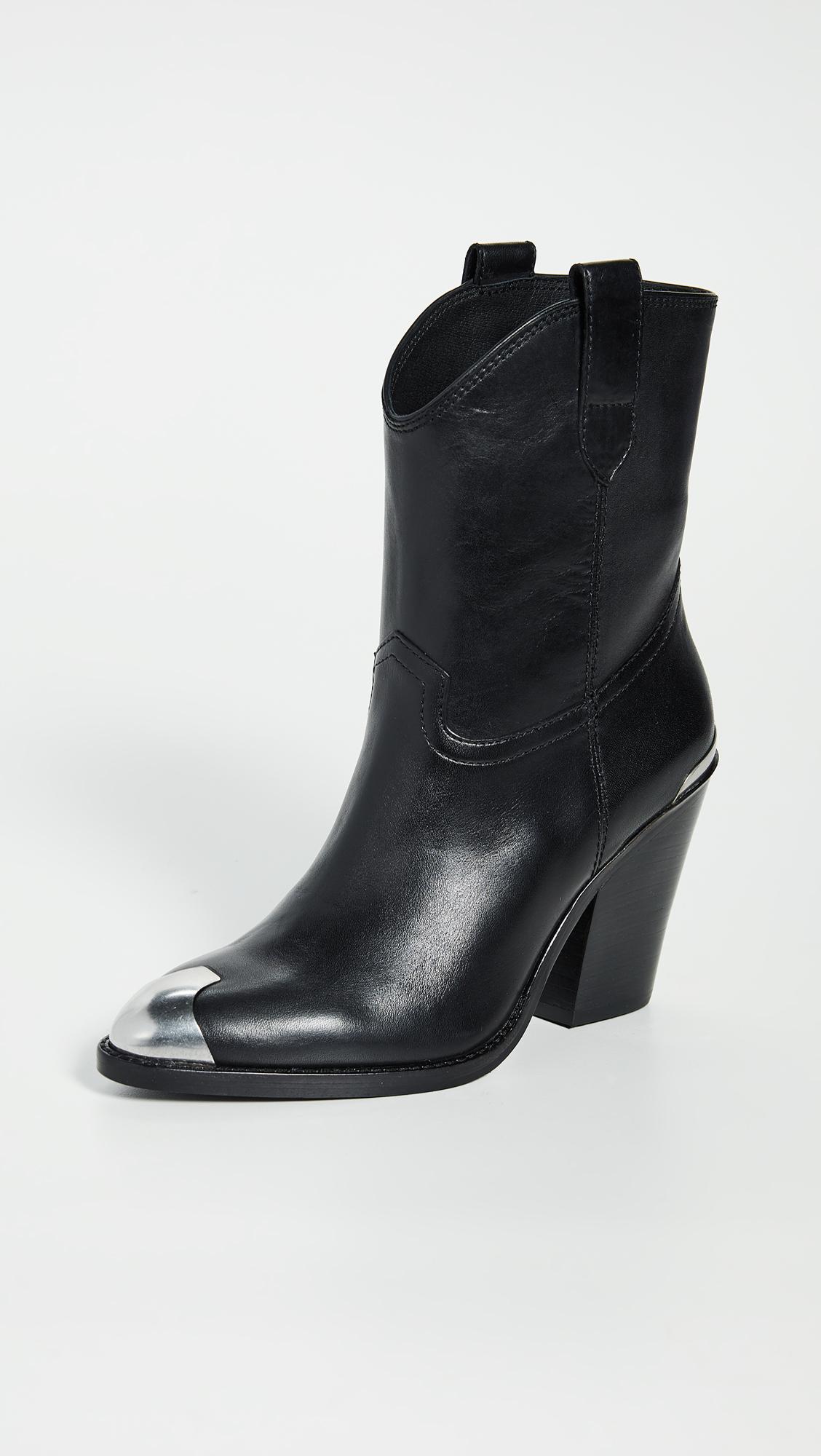 Ash Leather Elvis Boots in Black - Lyst