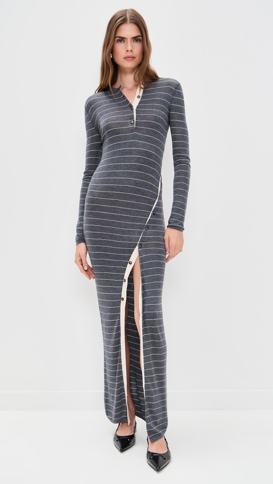 Nanushka ROUNDED SLEEVE MIDI DRESS 新品タグ付 Cosett - Draped Crinkled-Satin Midi Dress - Black/Ecru