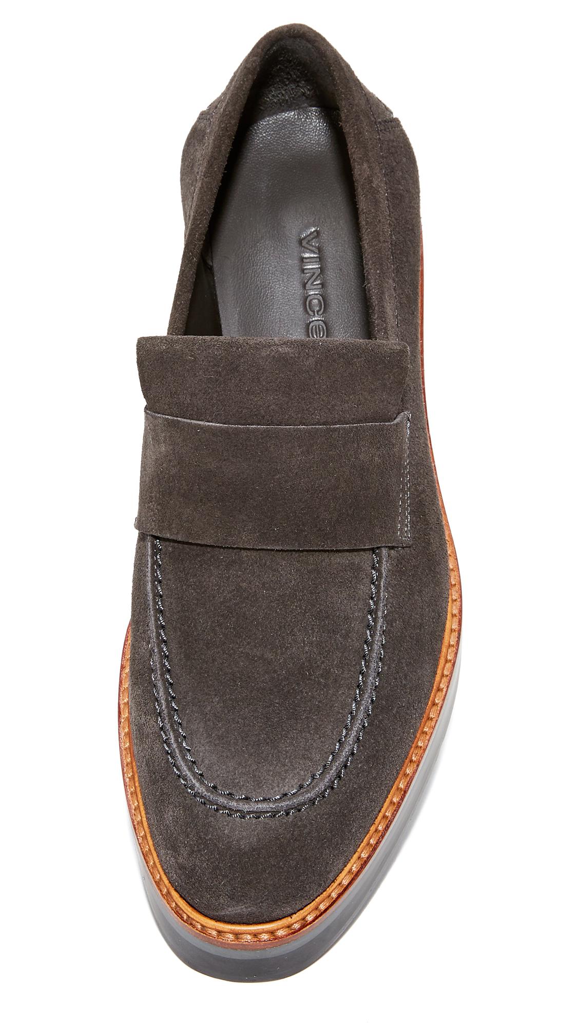 vince platform loafers
