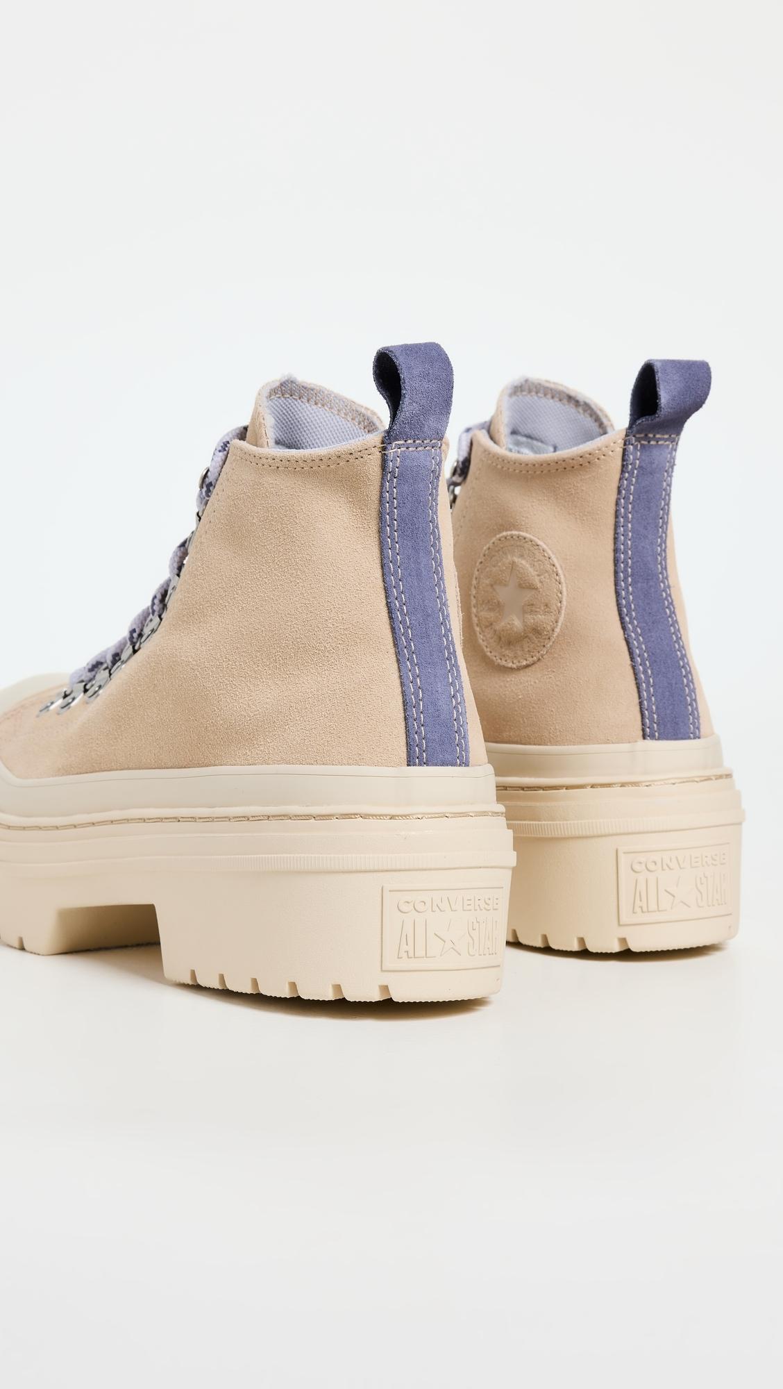 Hotel Kalinga Converse Pro Leather Hi White Lugged Heel Chuck